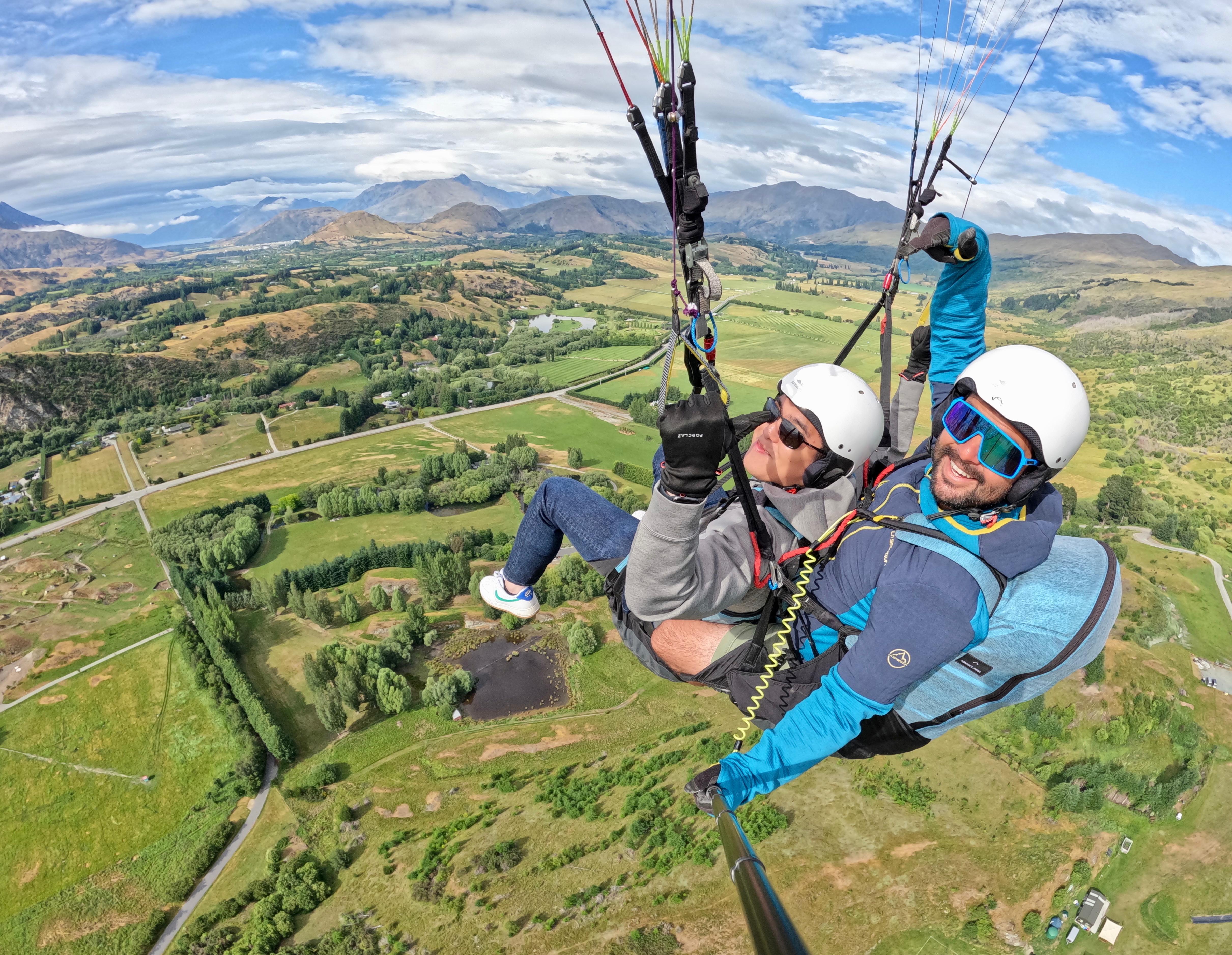 Queenstown Tandem Paragliding Above Coronet Peak