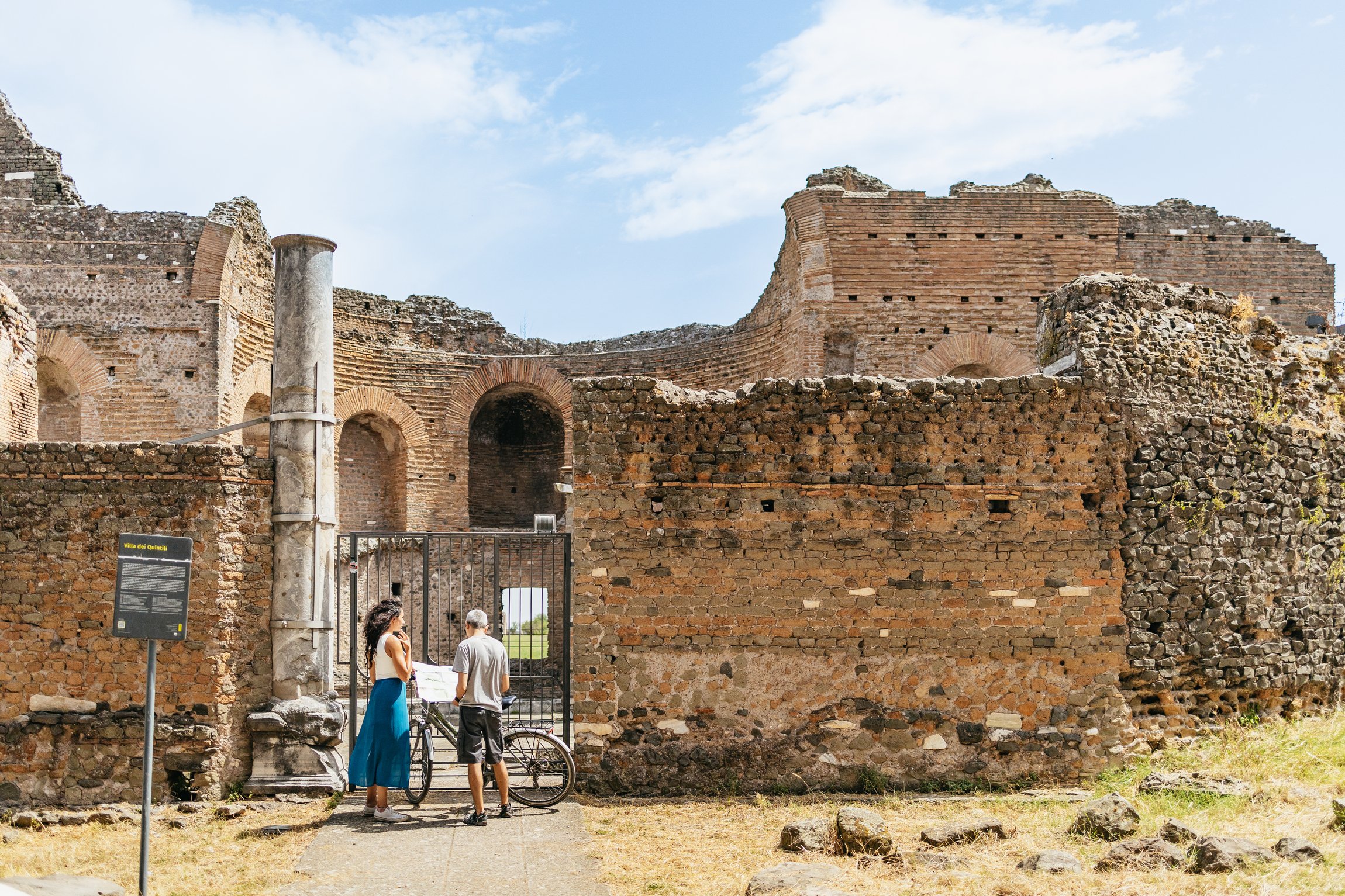 Appia Antica bike rental Rome self guided Appian Way cycling — image 1