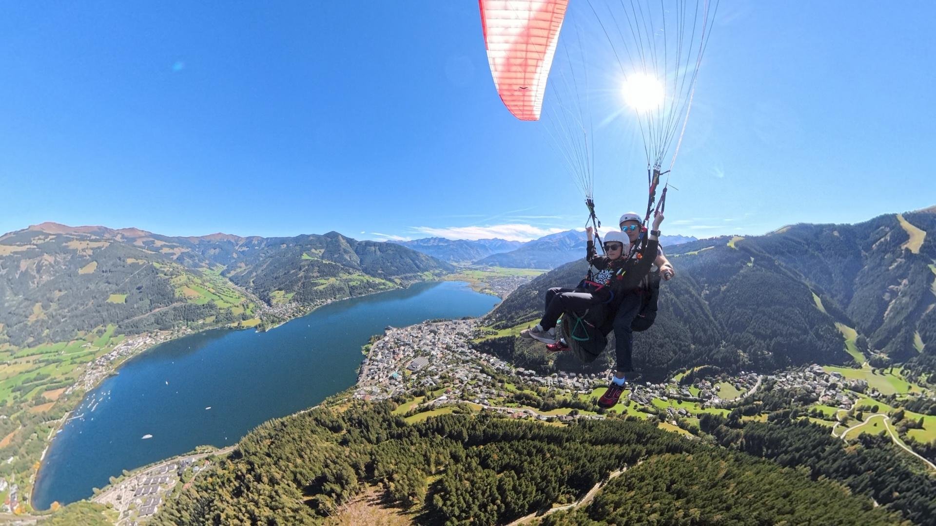 Zell am See Tandem Paragliding from Schmittenhöhe