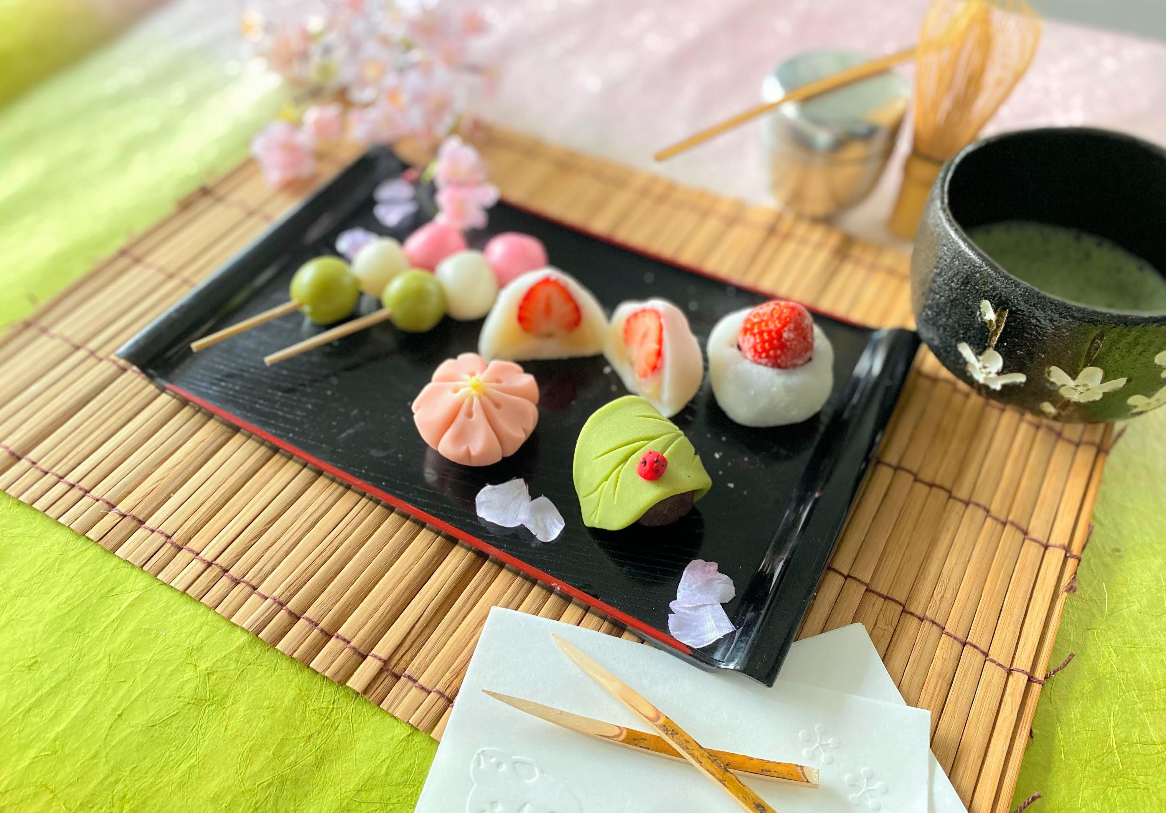 Mochi & Nerikiri Wagashi Workshop with Matcha Ceremony