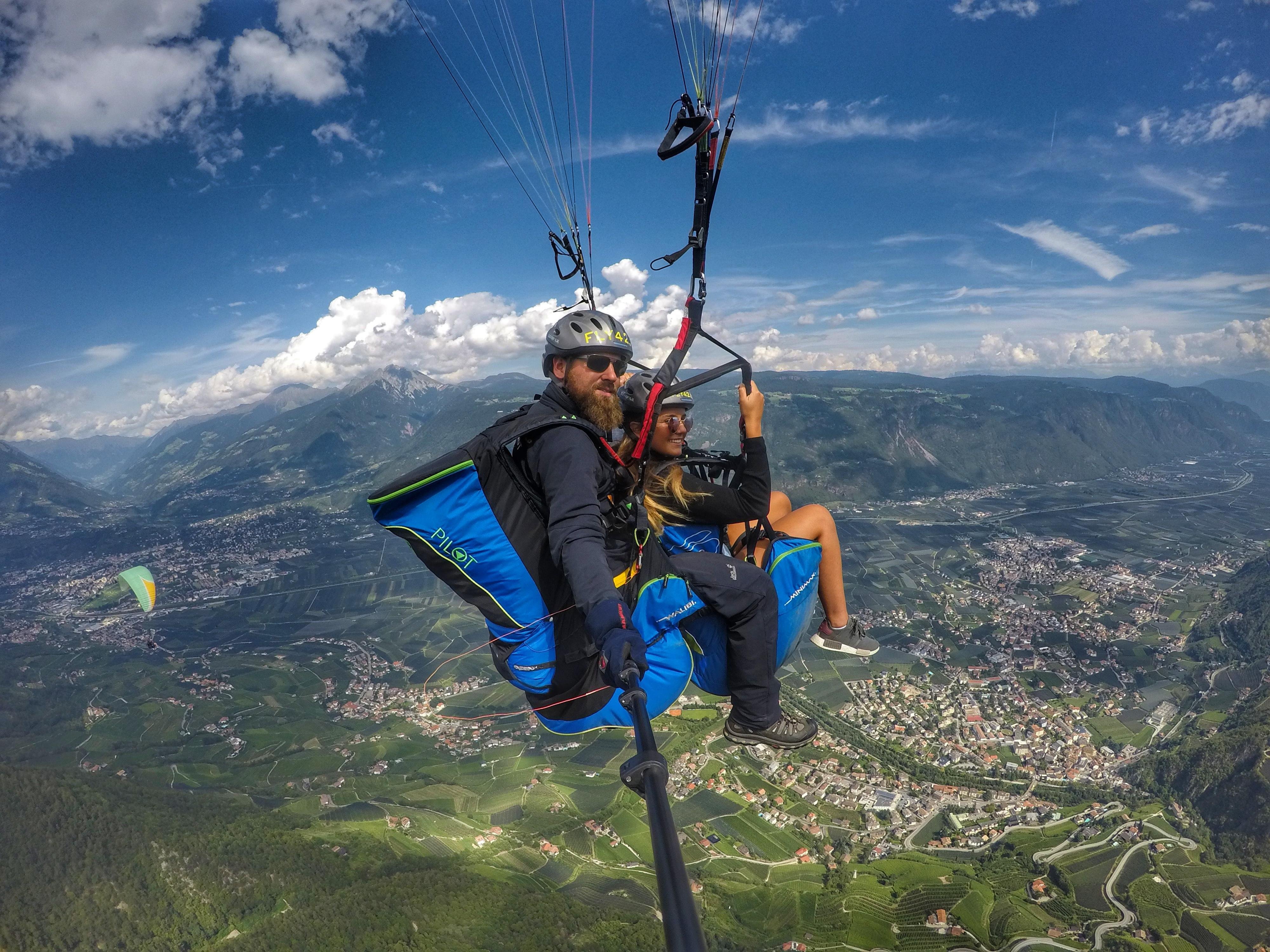 Vigiljoch Tandem Paragliding Experience in Merano