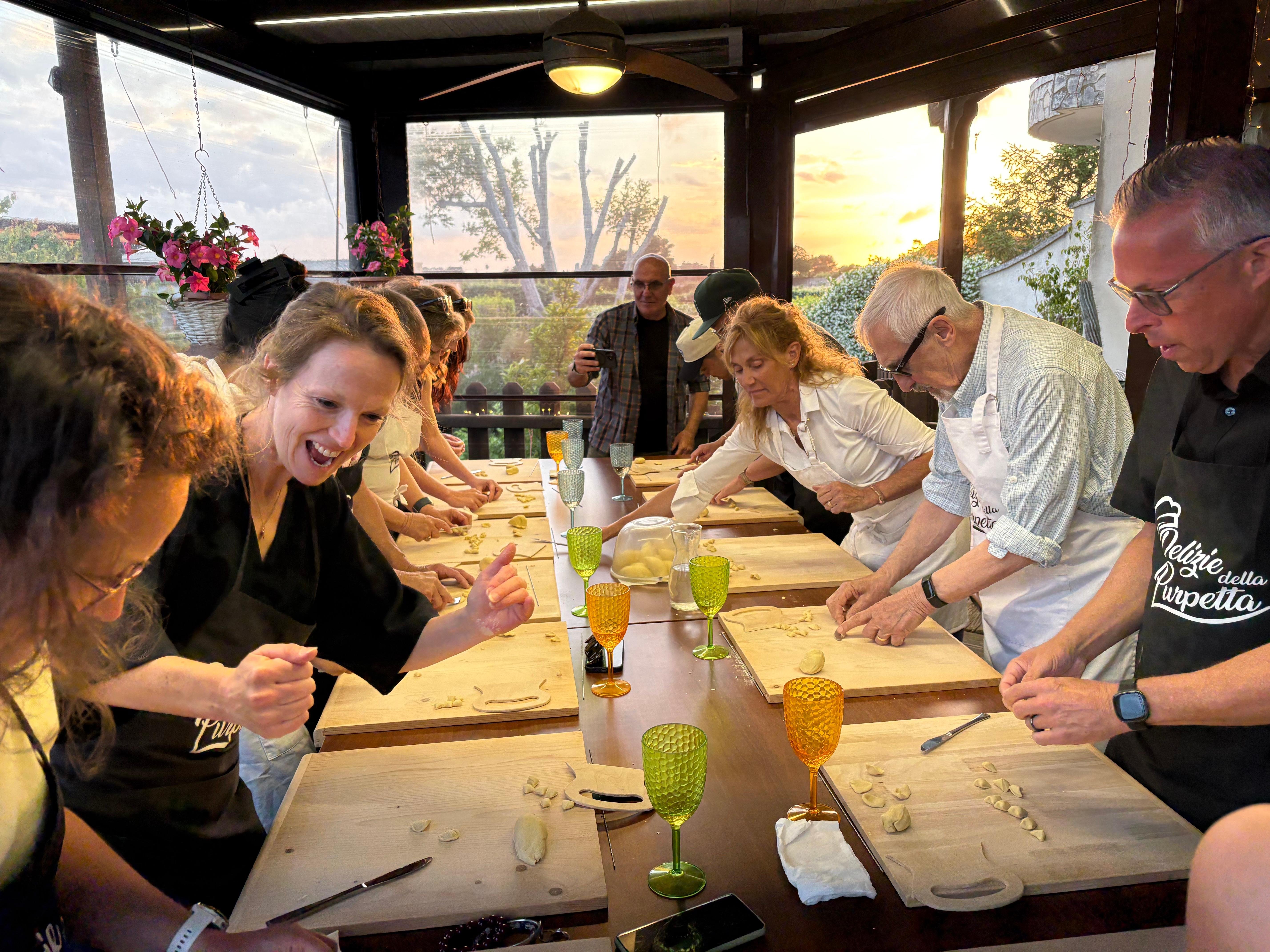 Homemade Pasta & Dinner at a Puglian Family Home