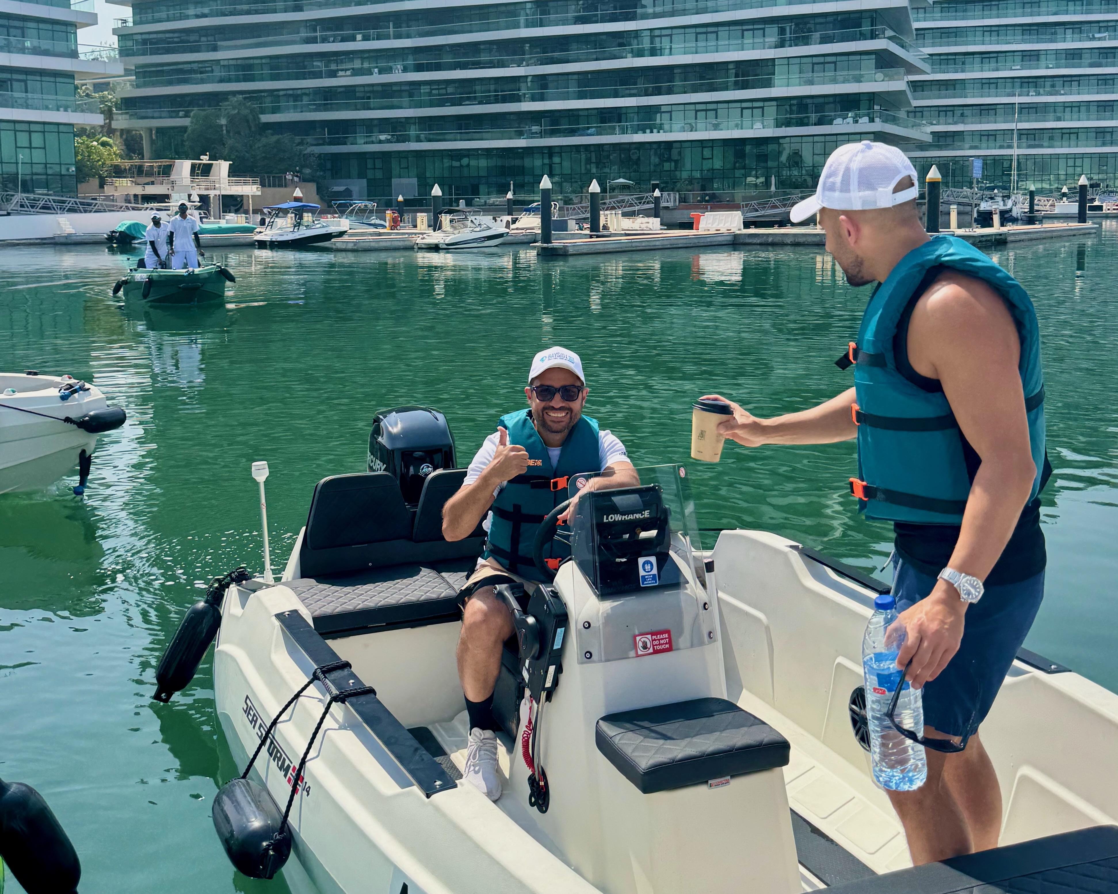 Yas Island Self-Drive Speedboat Tour with GPS Audio Guide