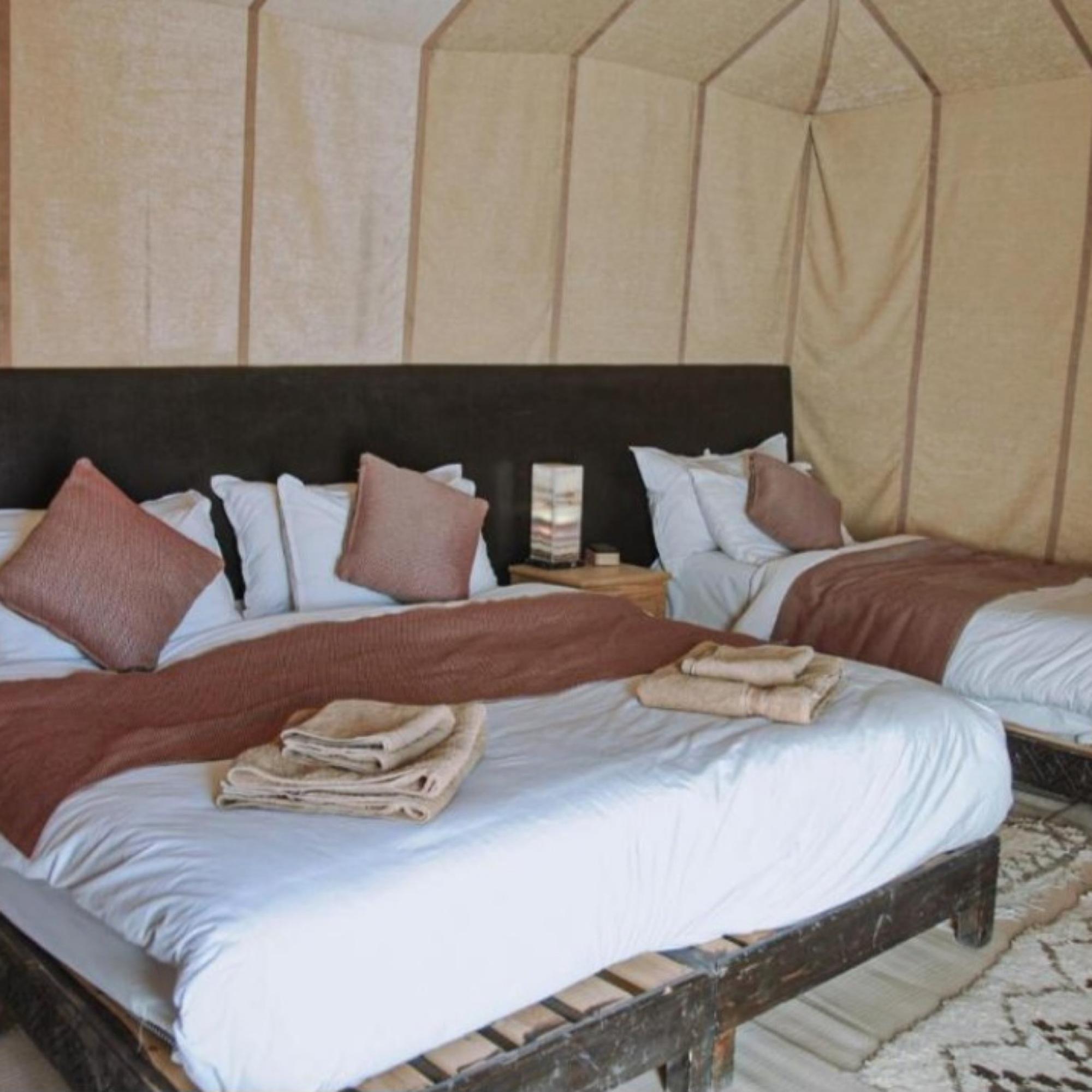 Merzouga Sahara Overnight: Camel Trek & Luxury Desert Camp