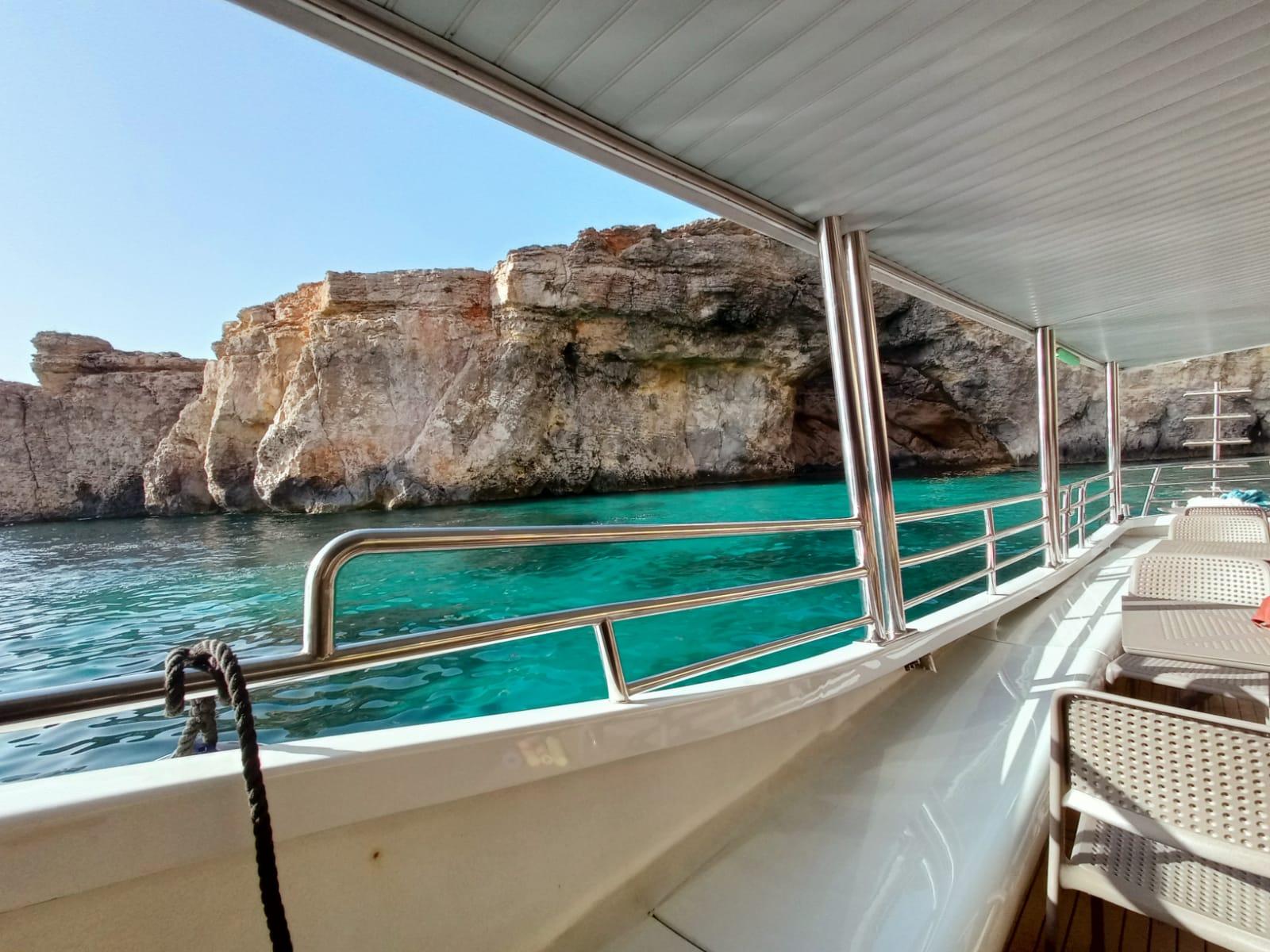 Comino 3-Bay Cruise: Blue Lagoon, Crystal Lagoon & Halfa Rock