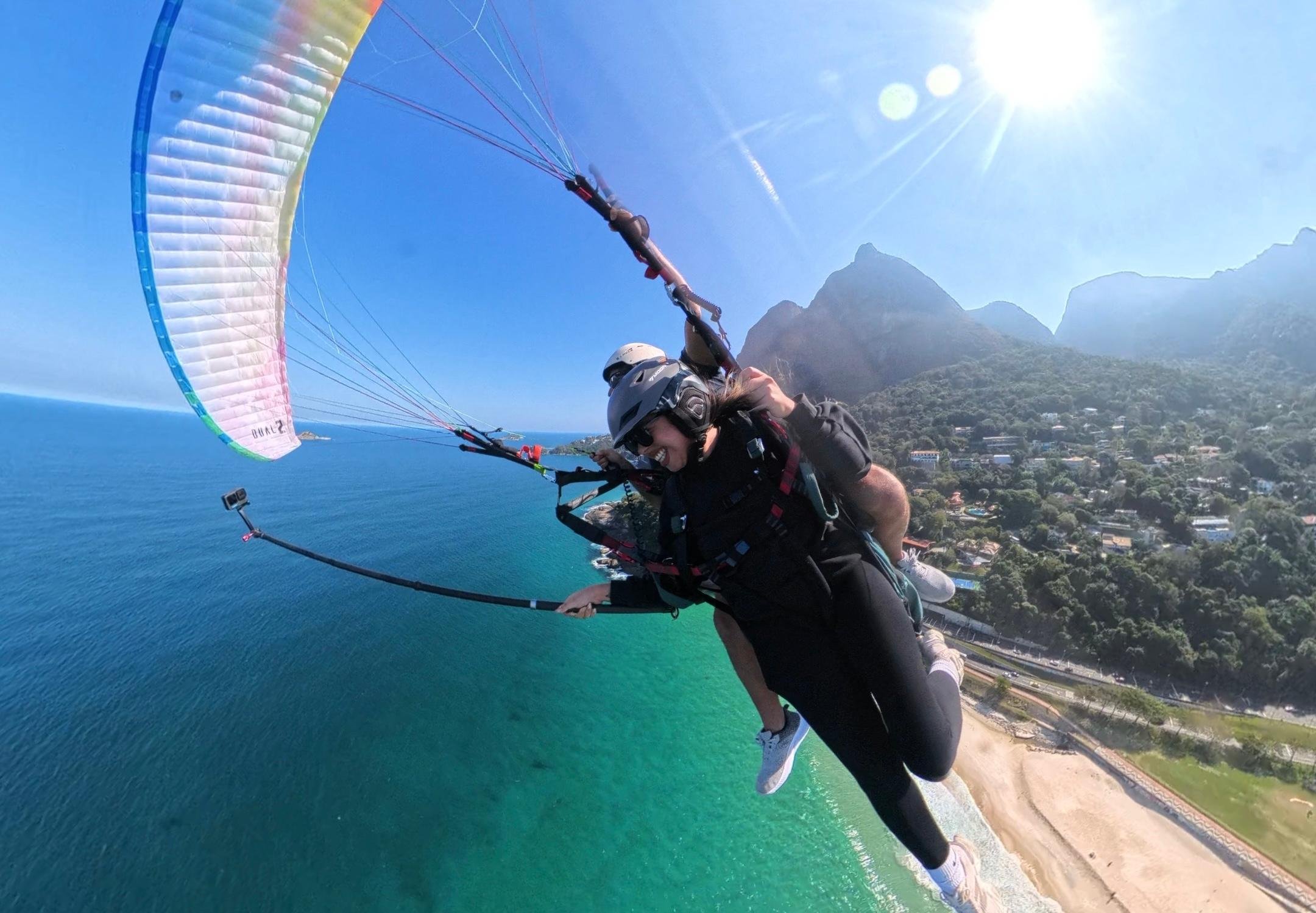 Rio de Janeiro Tandem Paragliding Flight with Media