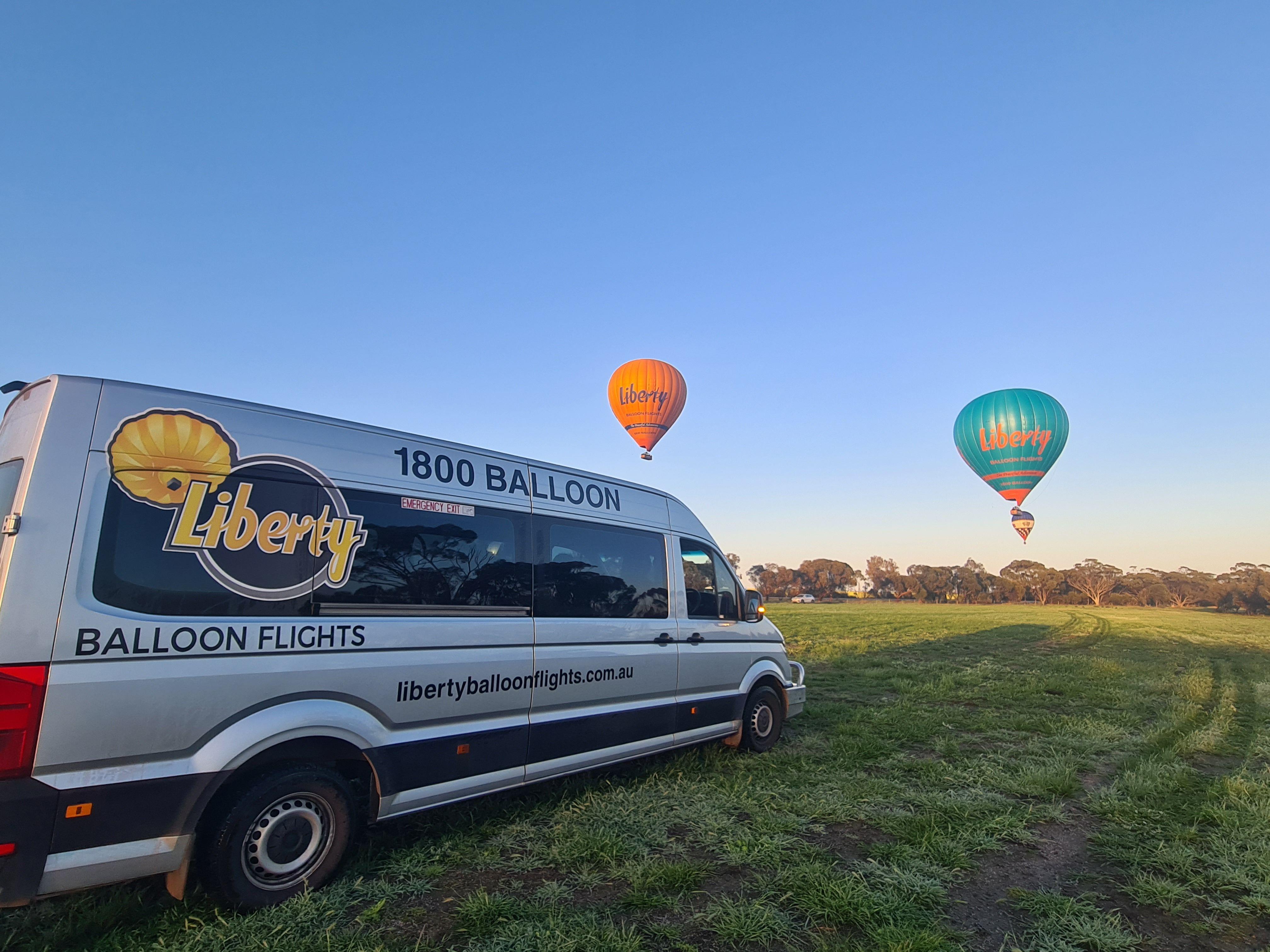 Sunrise Hot Air Balloon Adventure with Breakfast from Perth