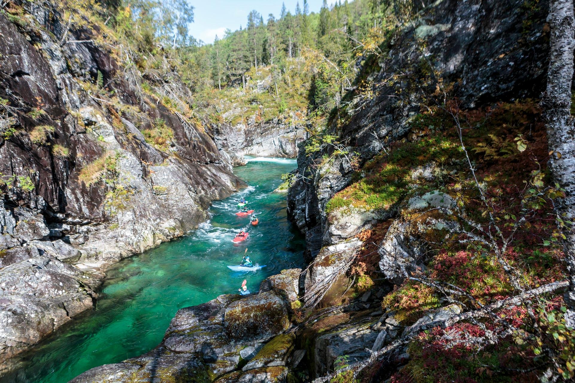 Raundalen River Kayaking in Voss