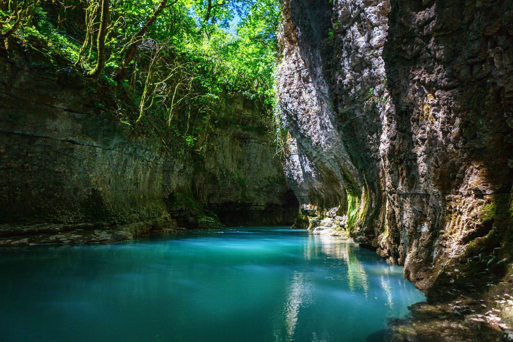 From Batumi: Martvili Canyon, Prometheus Cave & Nokalakevi Hot Springs Tour