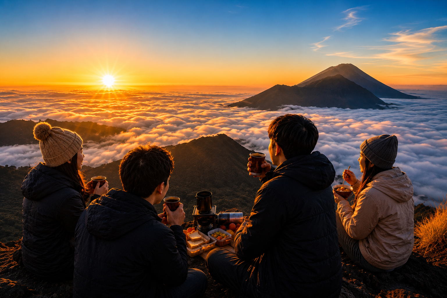 Mount Batur Guided Sunrise Trek with Breakfast & Transfers