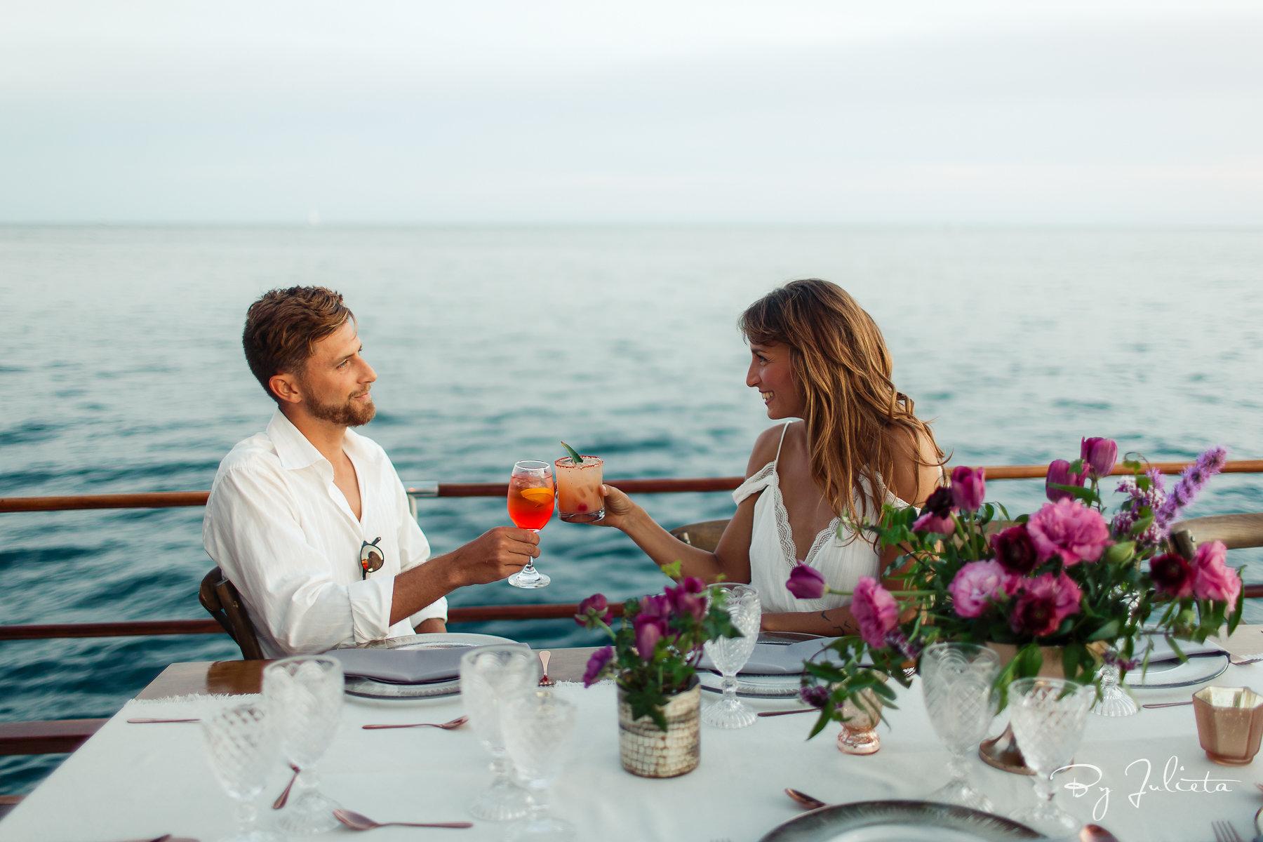 Cabo Sunset Yacht Dinner Cruise with Open Bar