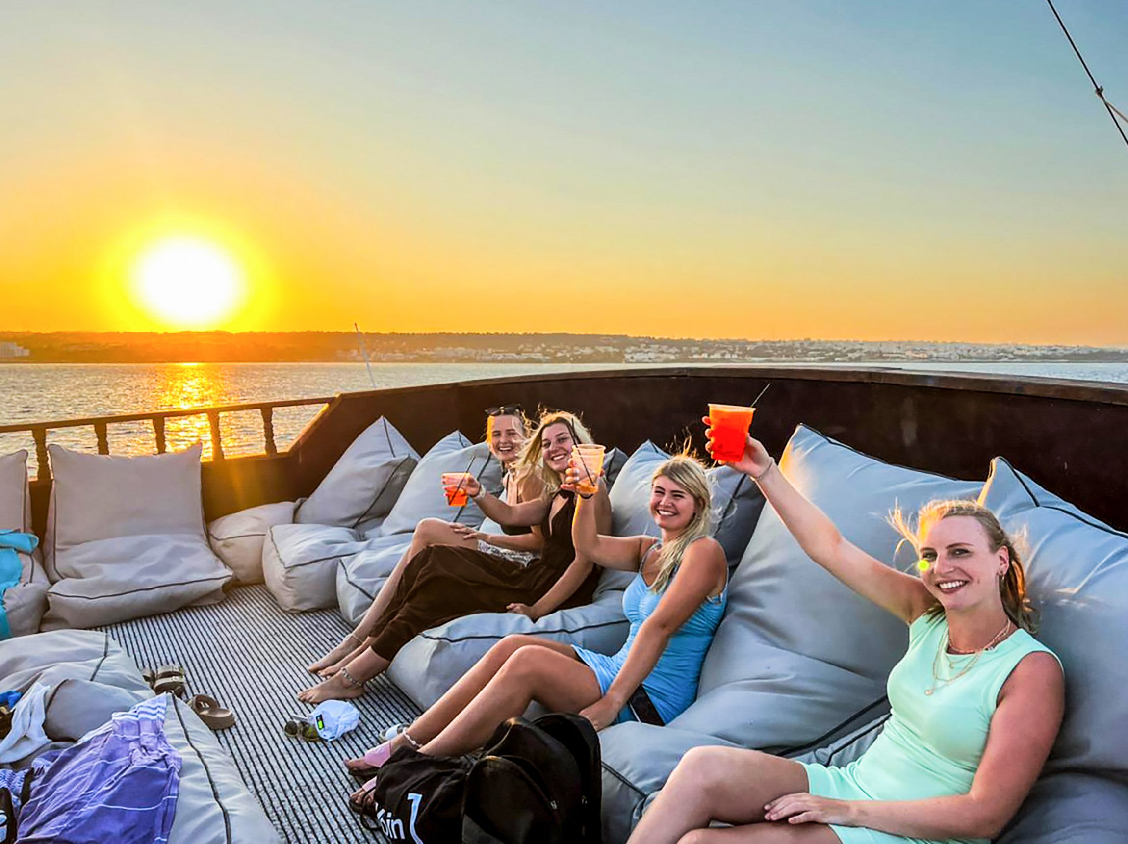 Rhodes Sunset Cruise with Greek BBQ & Unlimited Drinks