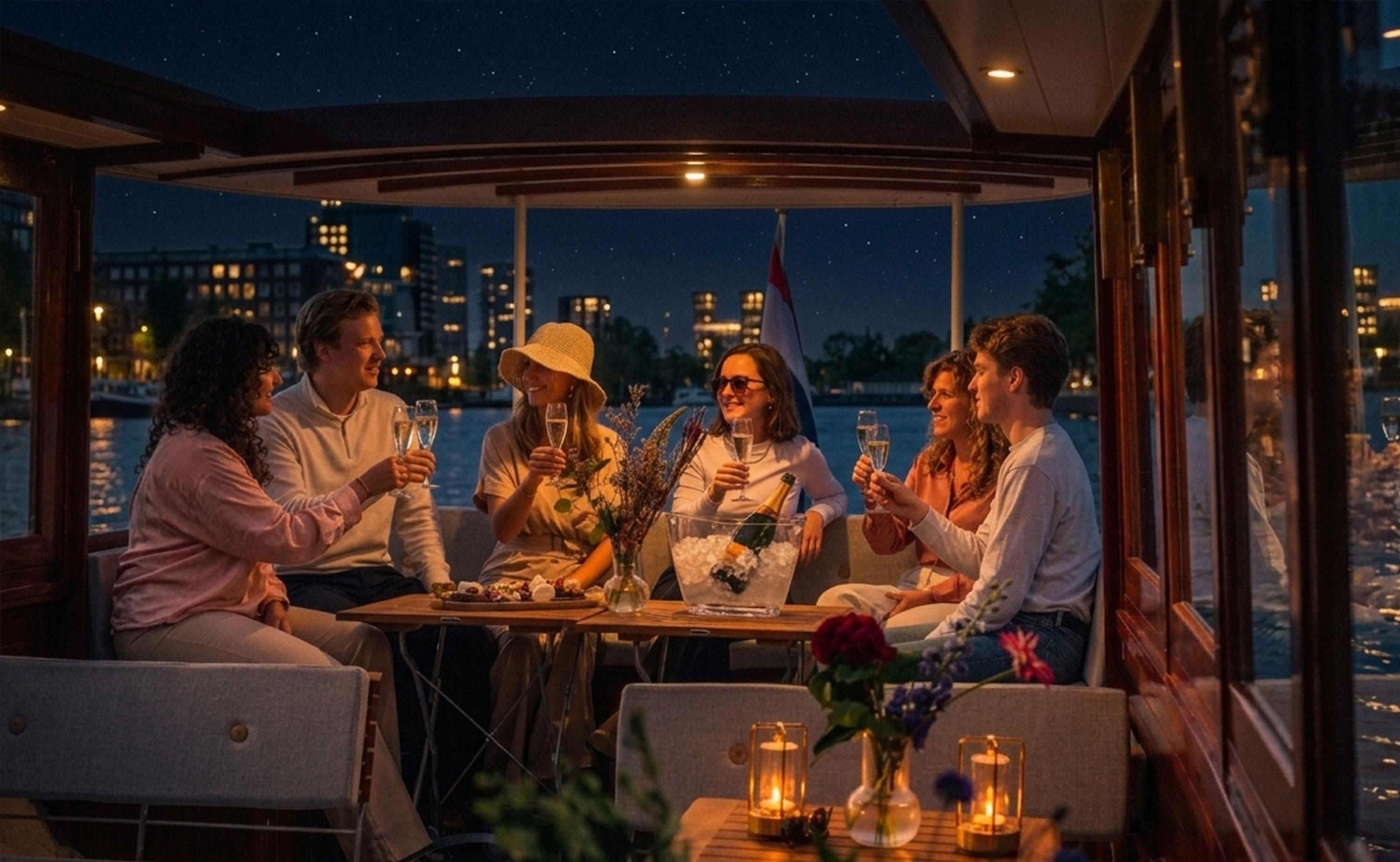 Evening Canal Cruise with Unlimited Prosecco