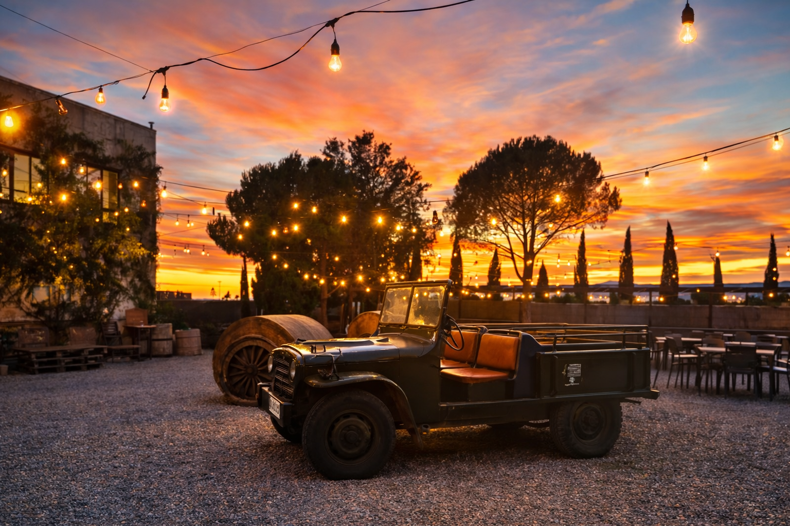 Chianti Wine & Sunset Dinner from Florence