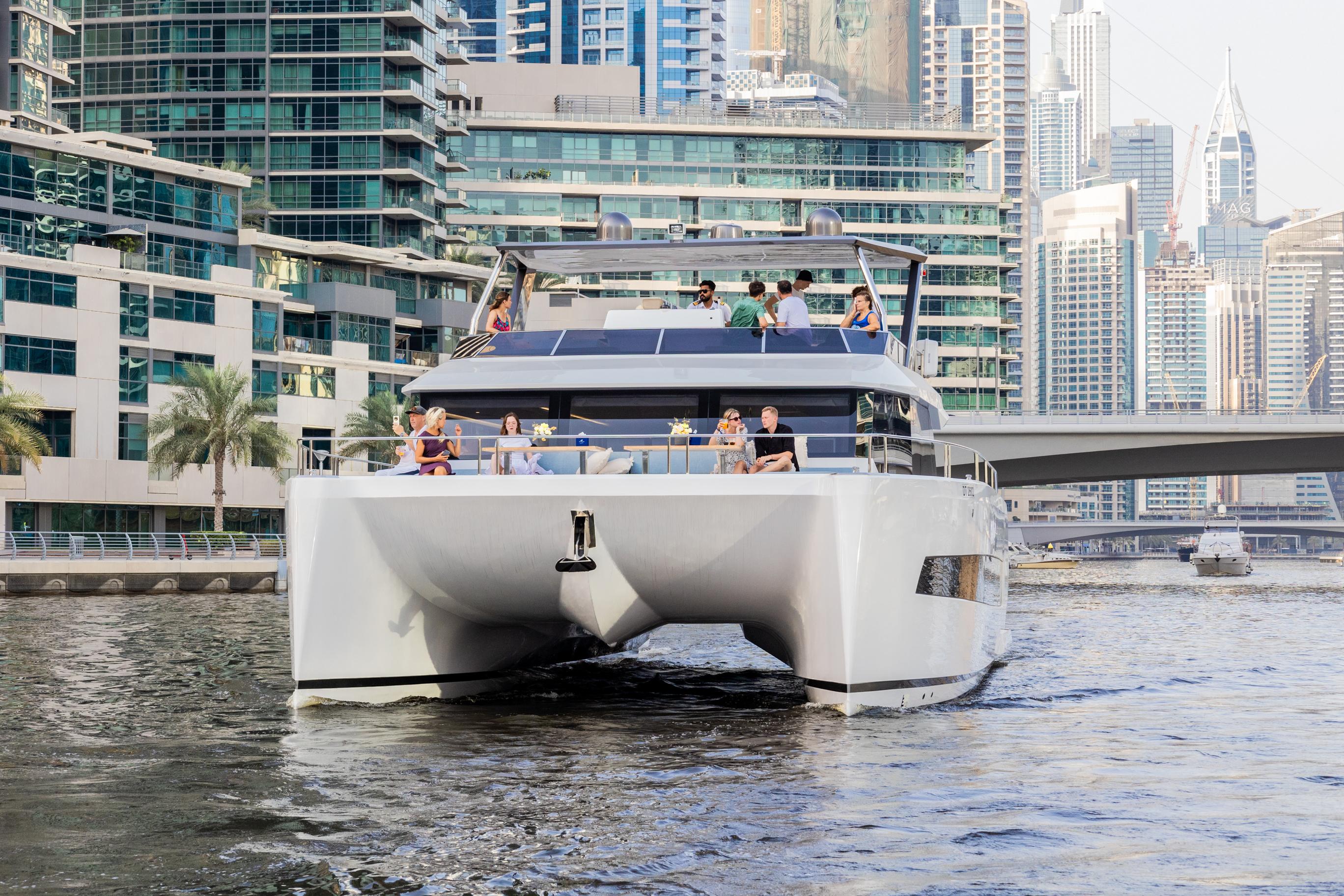 Dubai Luxury Yacht Cruise with Optional Live BBQ & Drinks