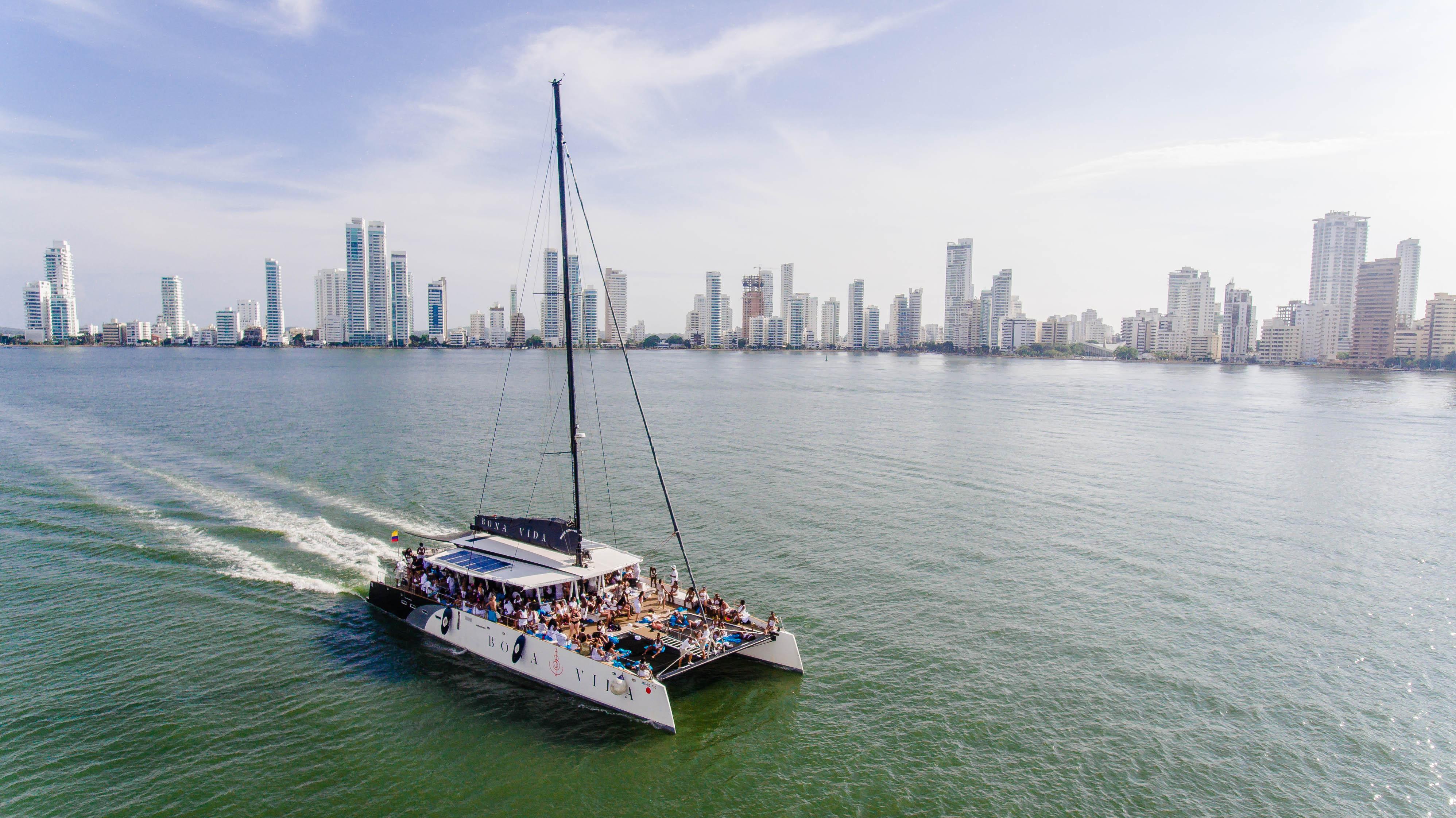 Rosario Islands Catamaran Cruise with Snorkeling & Lunch