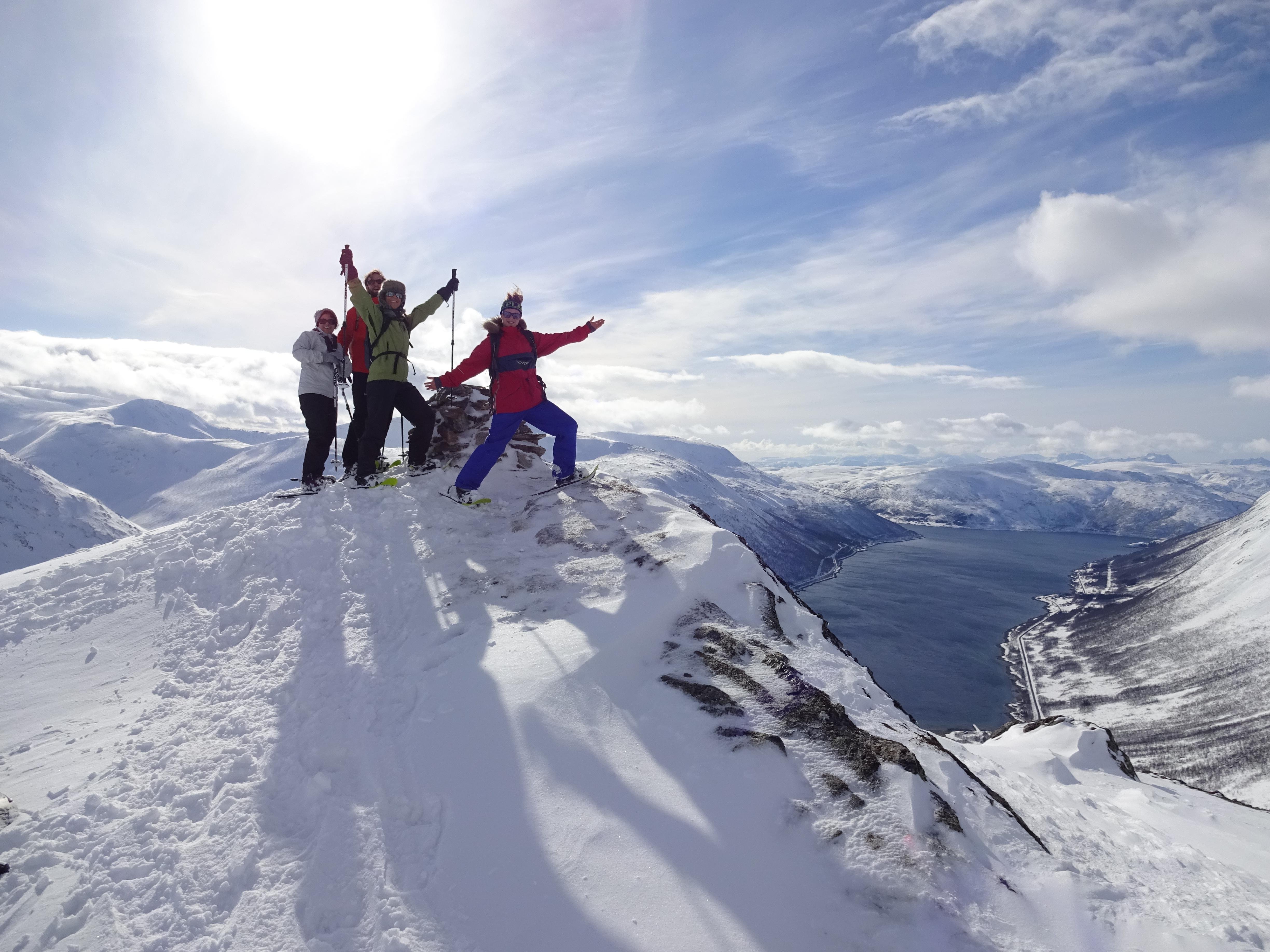 Snowshoe Summit Hike from Tromsø