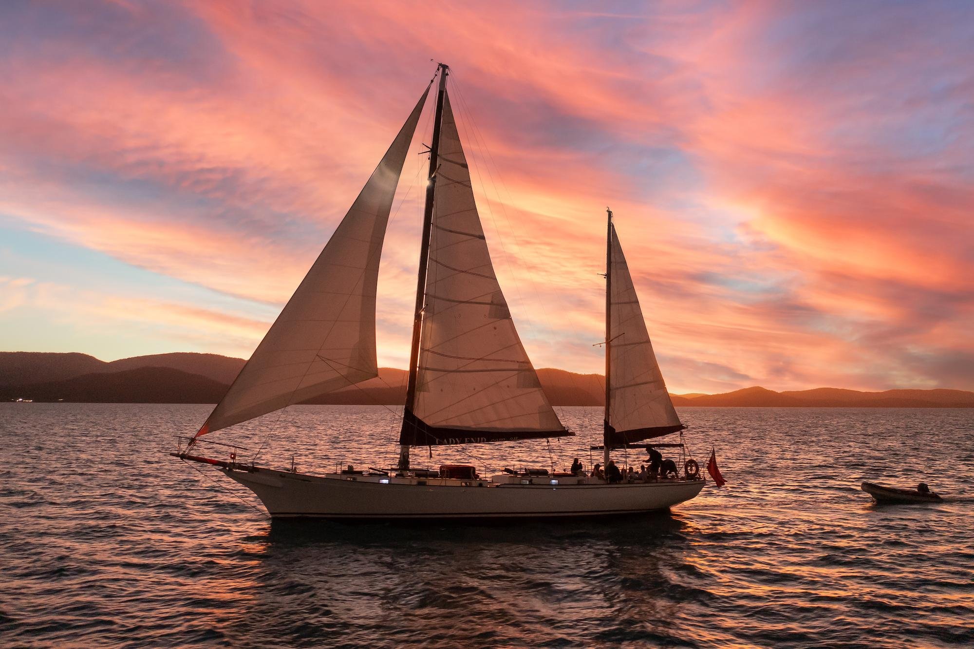 Airlie Beach Adults-Only Sunset Sail aboard Lady Enid