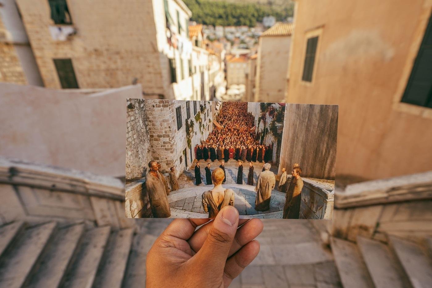 Dubrovnik City Walls Old Town terracotta rooftops Adriatic view — image 2
