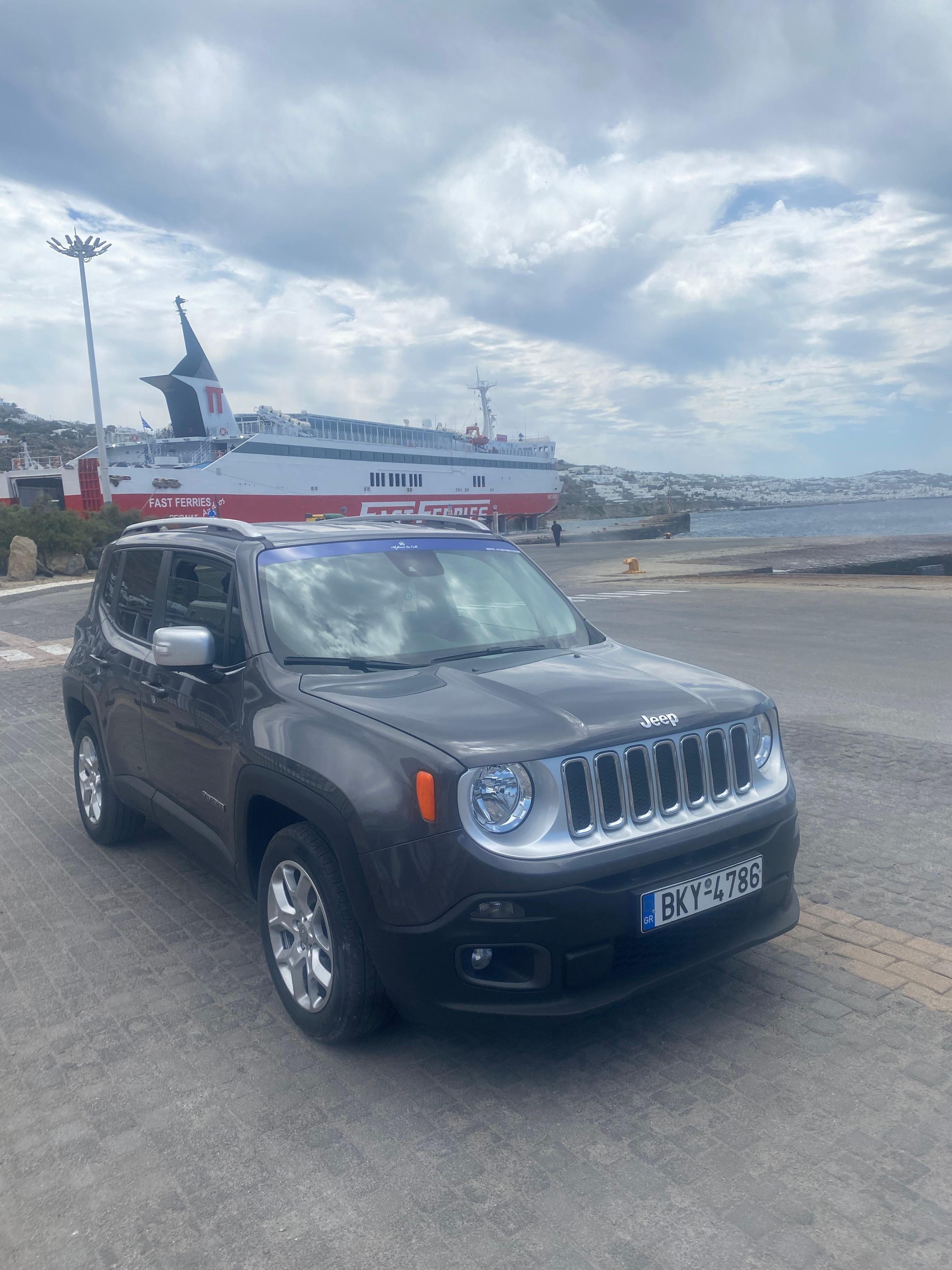 Private Mykonos Airport & Port Transfers (Jeep Renegade)