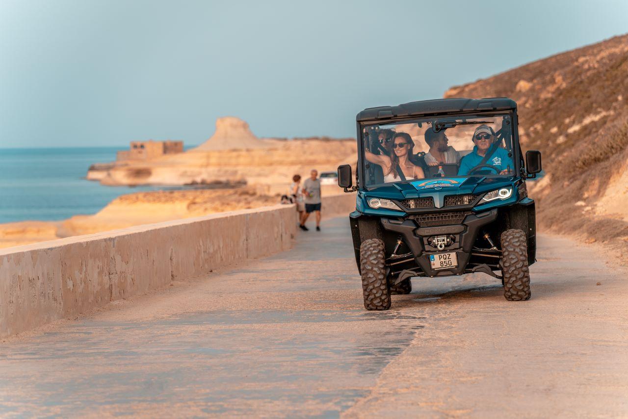 Gozo Full-Day 4x4 Buggy Tour with Blue Lagoon & Sea Caves