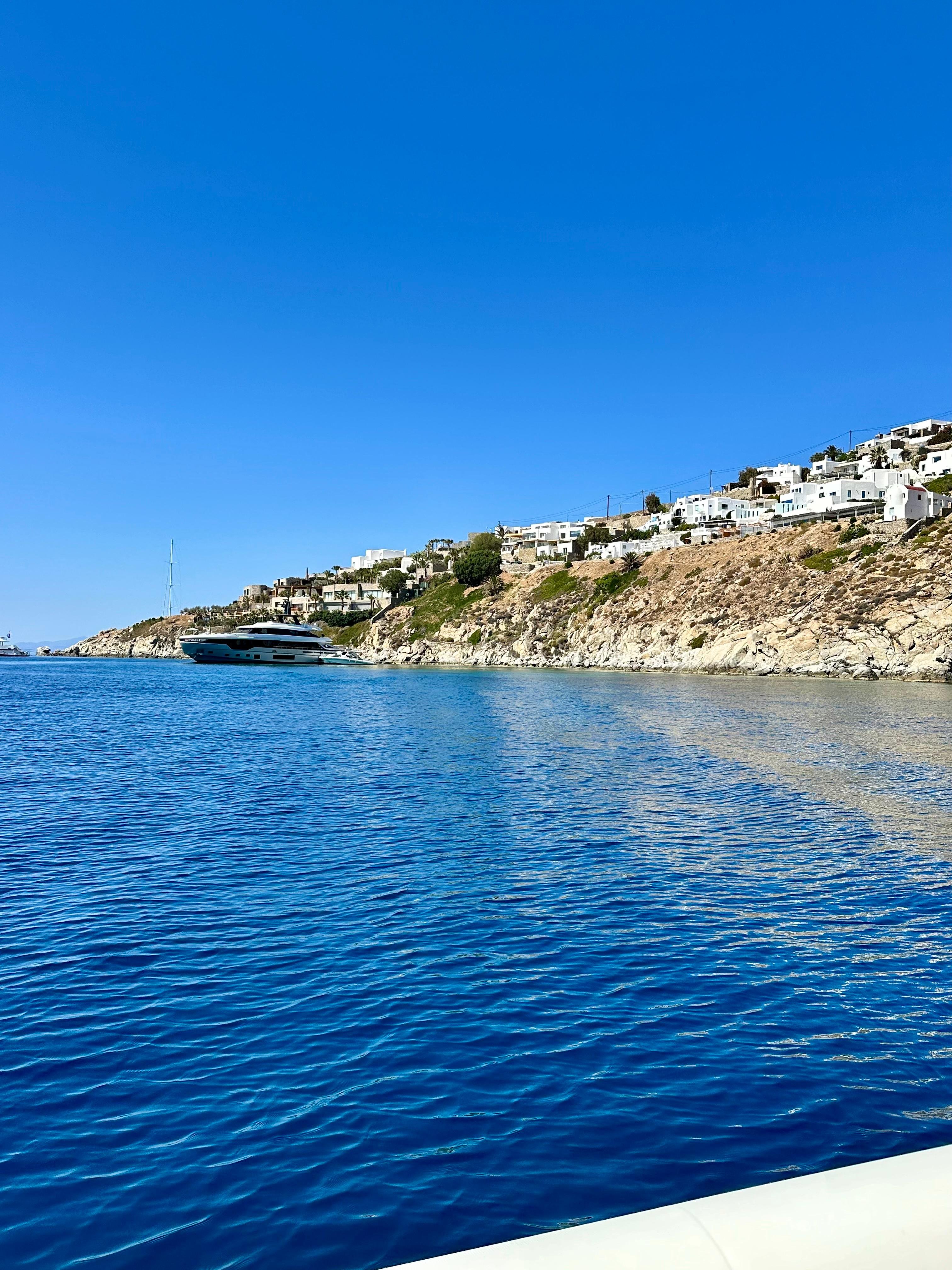 Private Mykonos South Coast Cruise on a Historic Wooden Boat