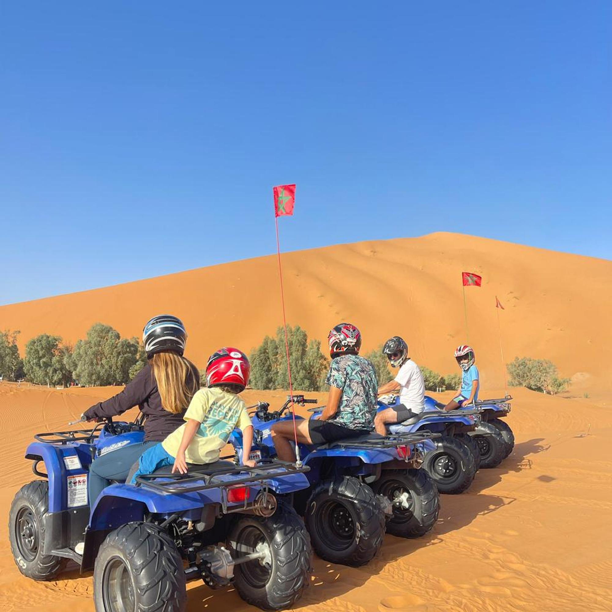 Merzouga Sahara Quad Bike Safari & Sandboarding