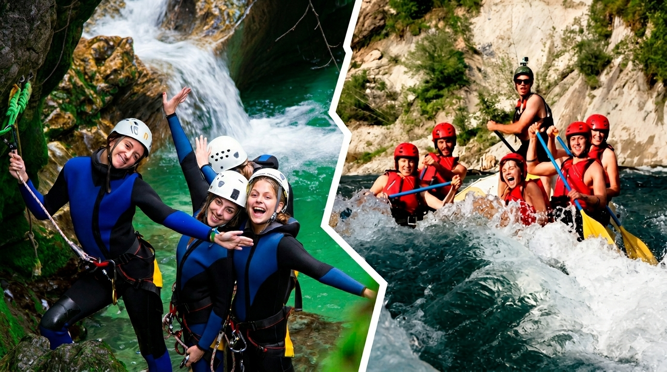 Bled Double Adventure: Rafting & Canyoning