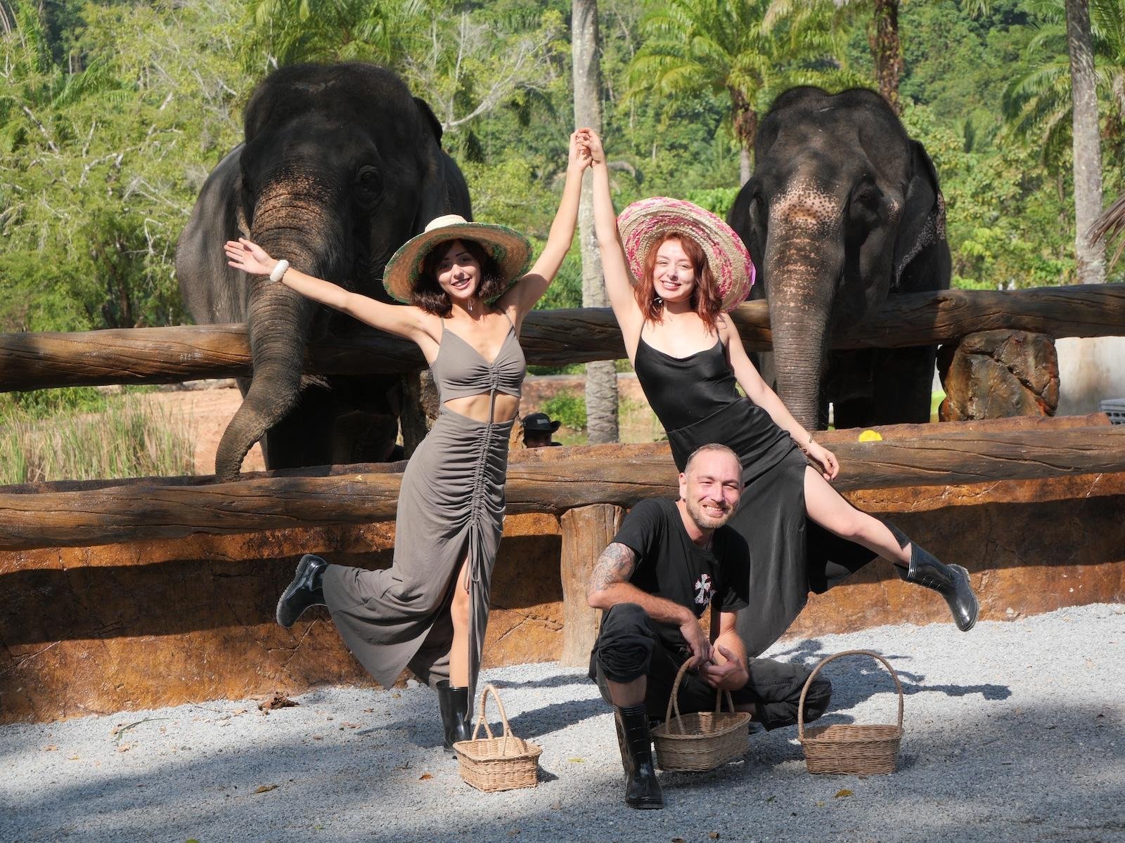 Krabi Ethical Elephant Sanctuary: Observe, Feed & Walk (No Touching)