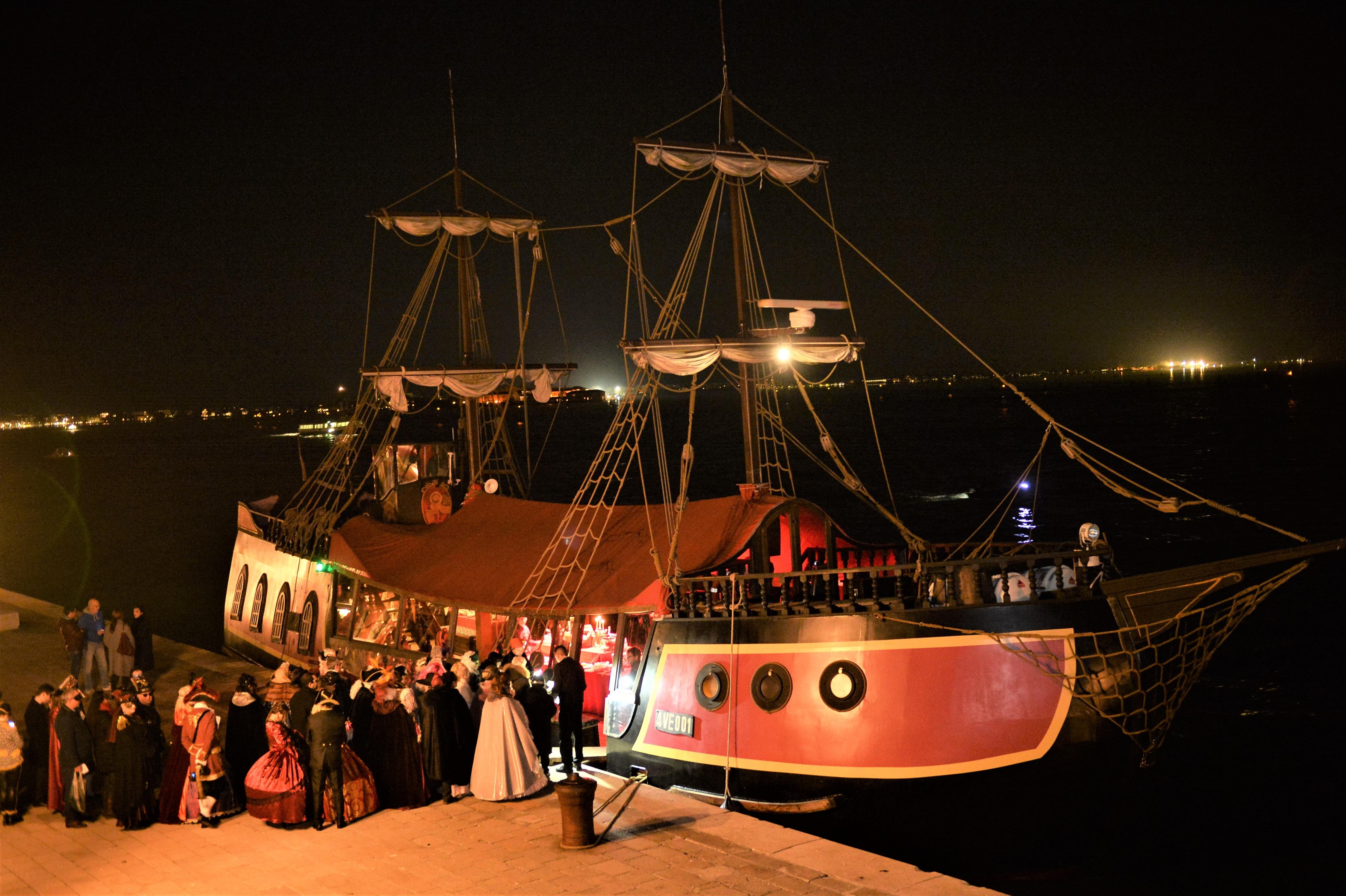 Venice Carnival Evening Cruise with Buffet & Music