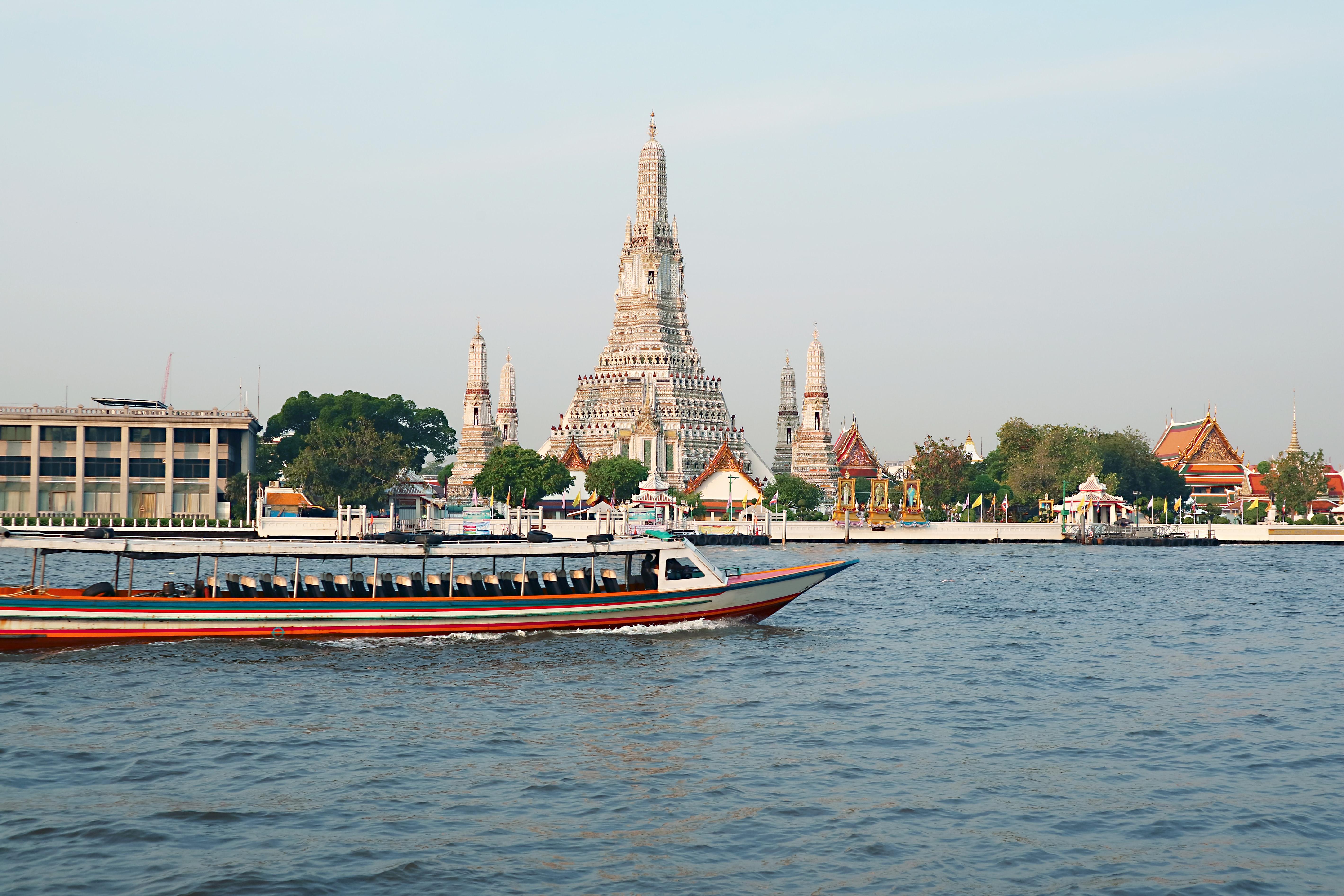 Bangkok Teak Boat Canal Cruise & Wat Arun Exploration