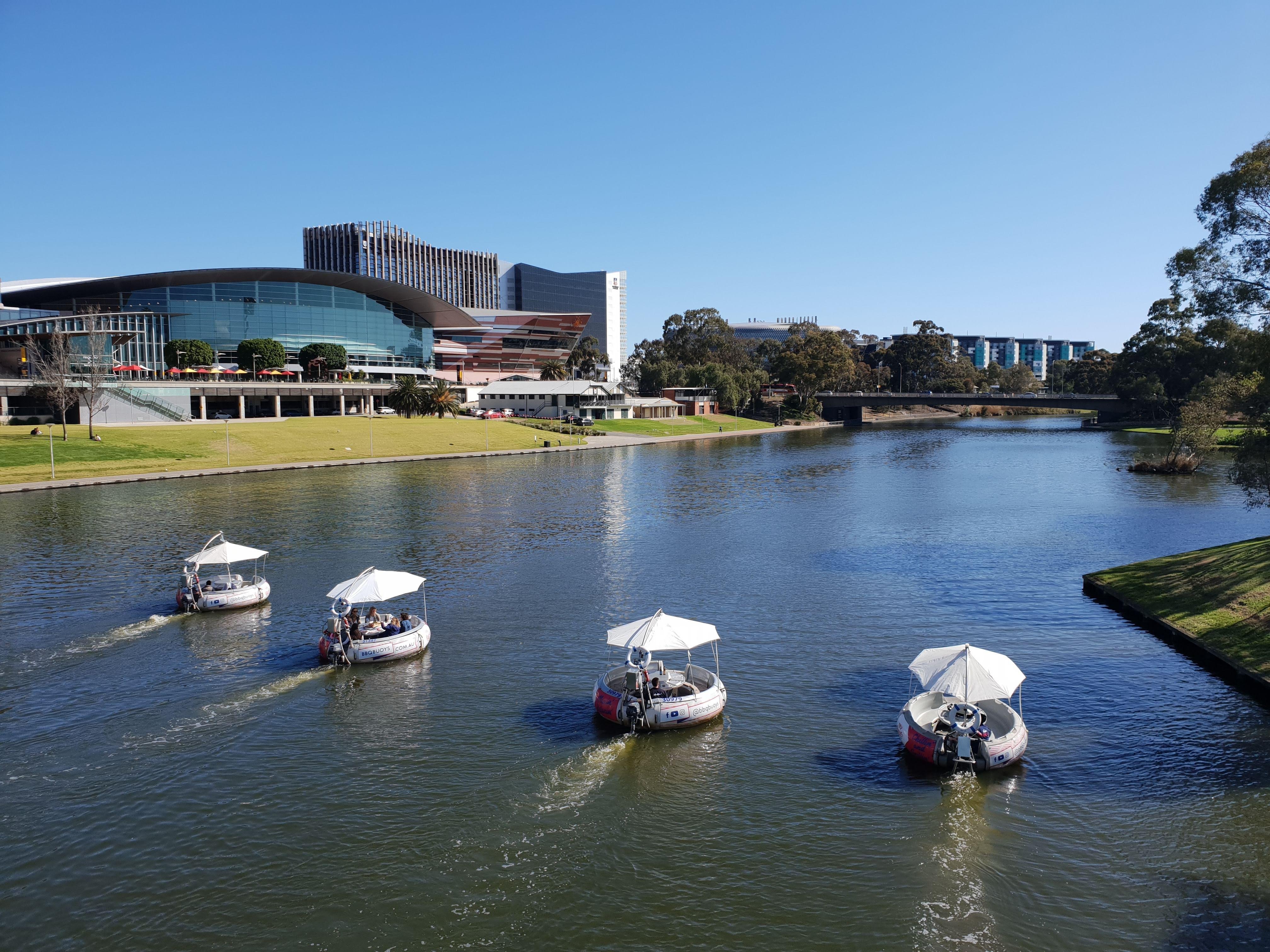 Private BBQ Boat Hire on Torrens River