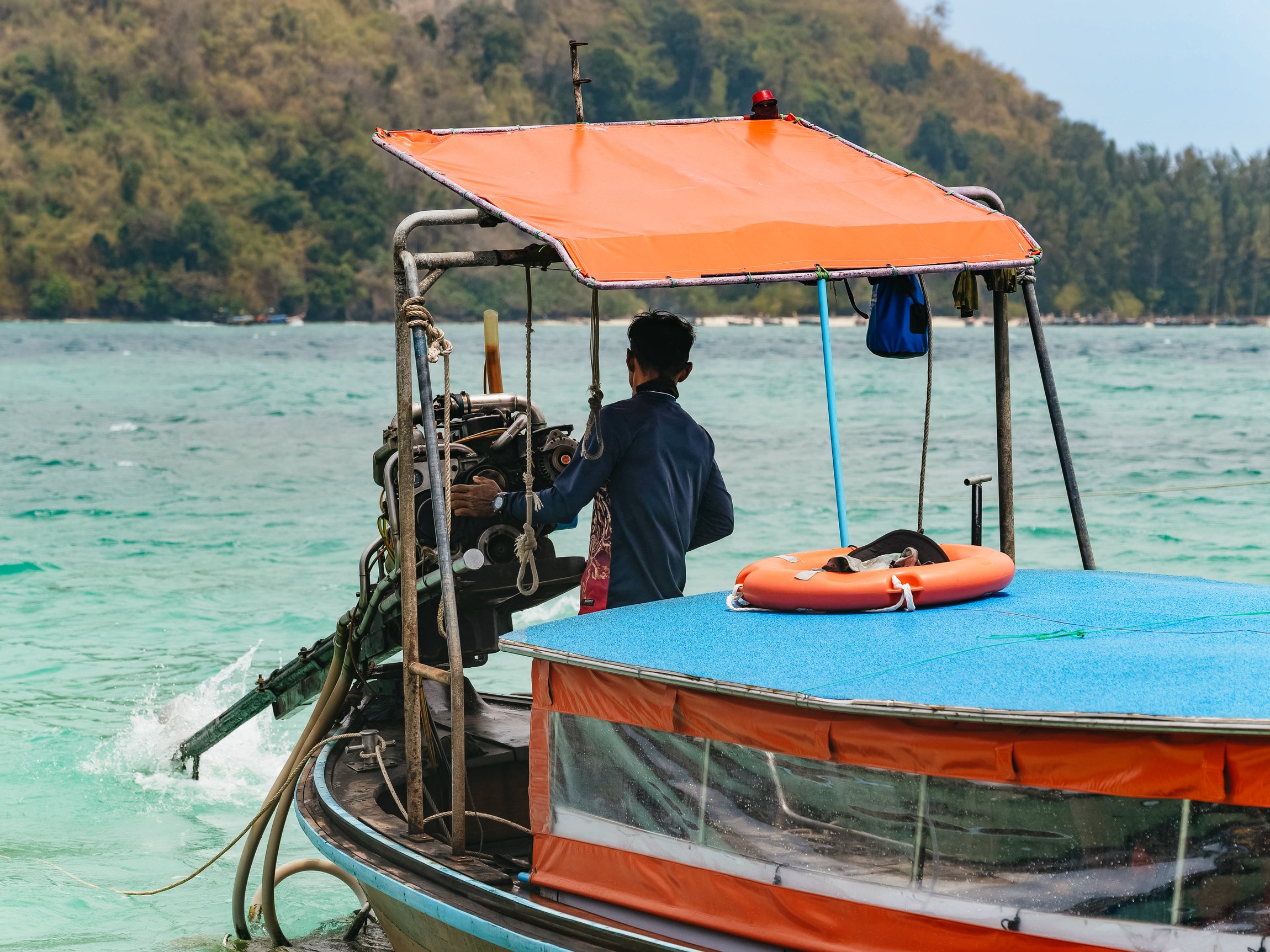 Krabi 4 Islands Longtail Boat Day Trip with Beach Buffet Lunch