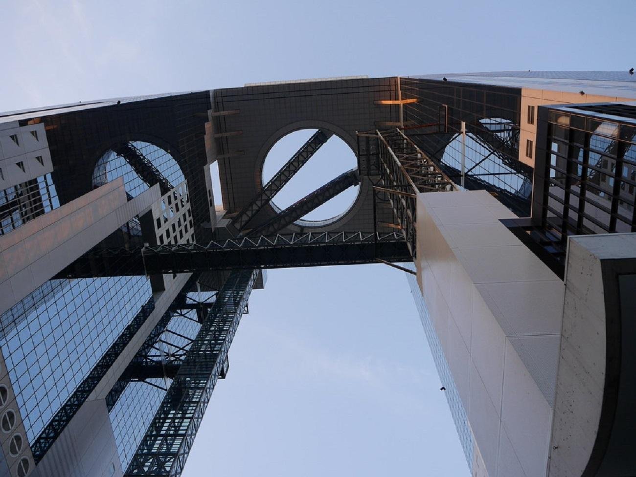 Osaka Contrast Walk: Umeda Sky Views & Nakazakicho Retro District