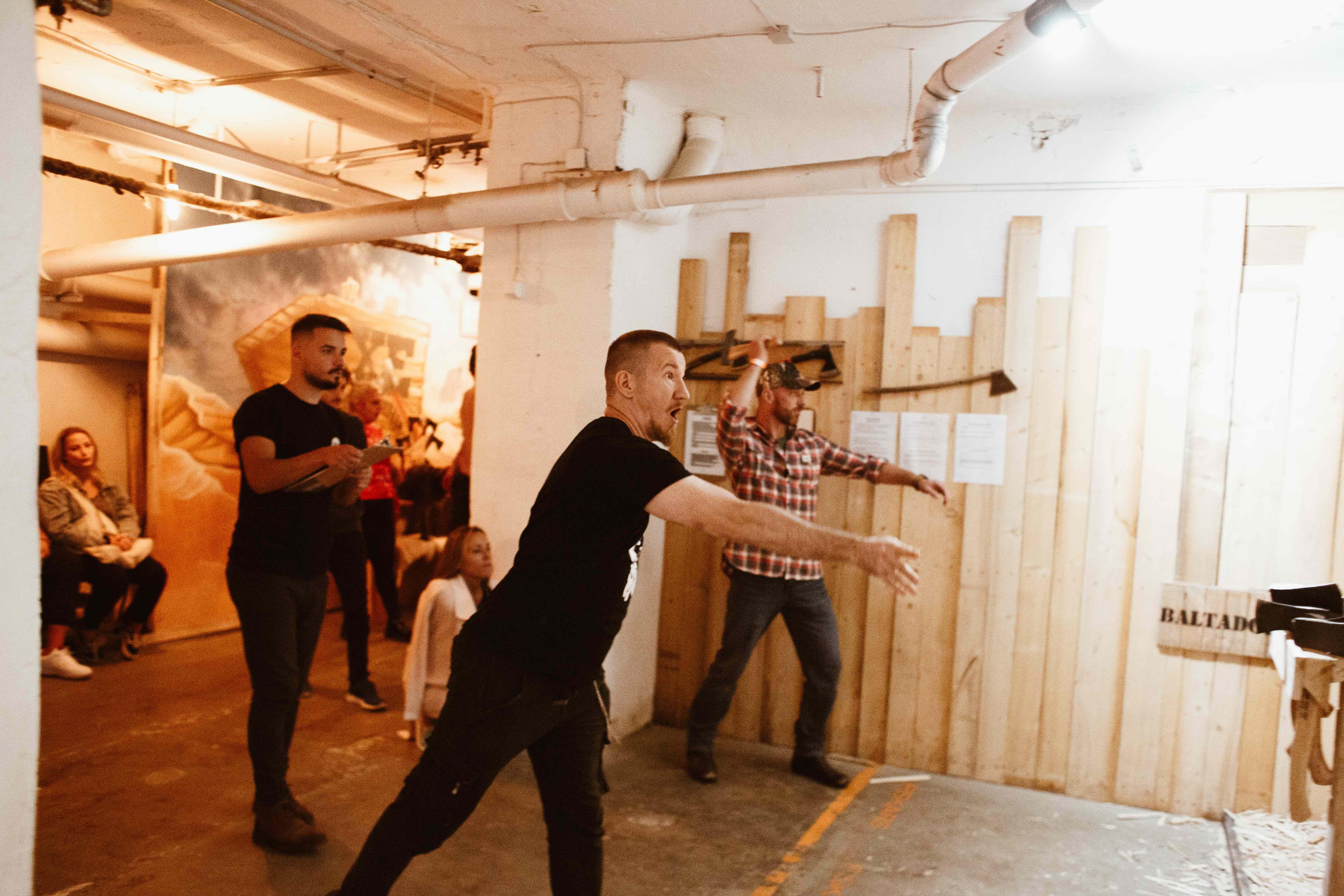 Budapest Axe Throwing Adventure