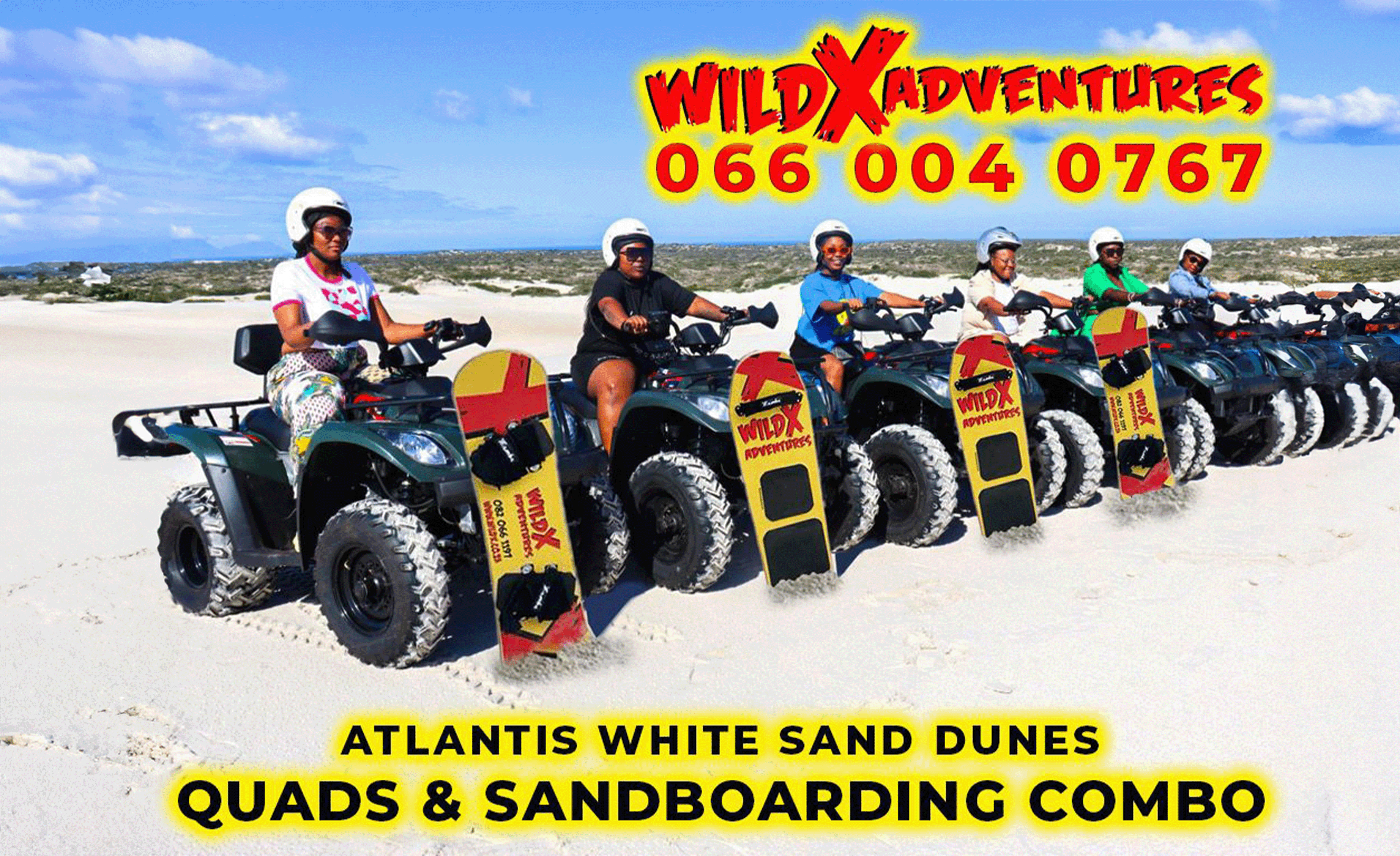 Atlantis Dunes Quad Biking & Sandboarding Adventure