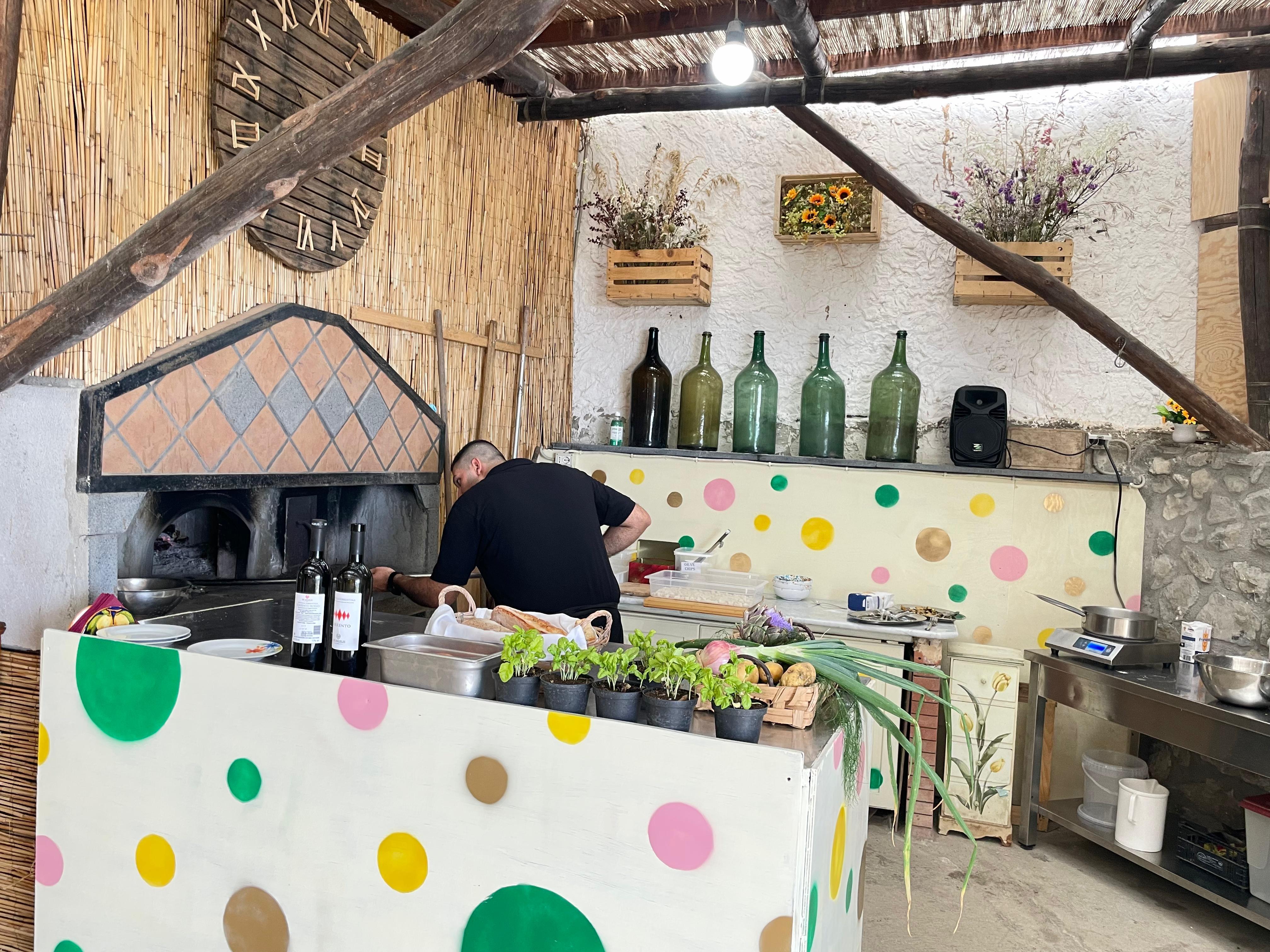 Positano Garden Cooking Class with Li Galli Views