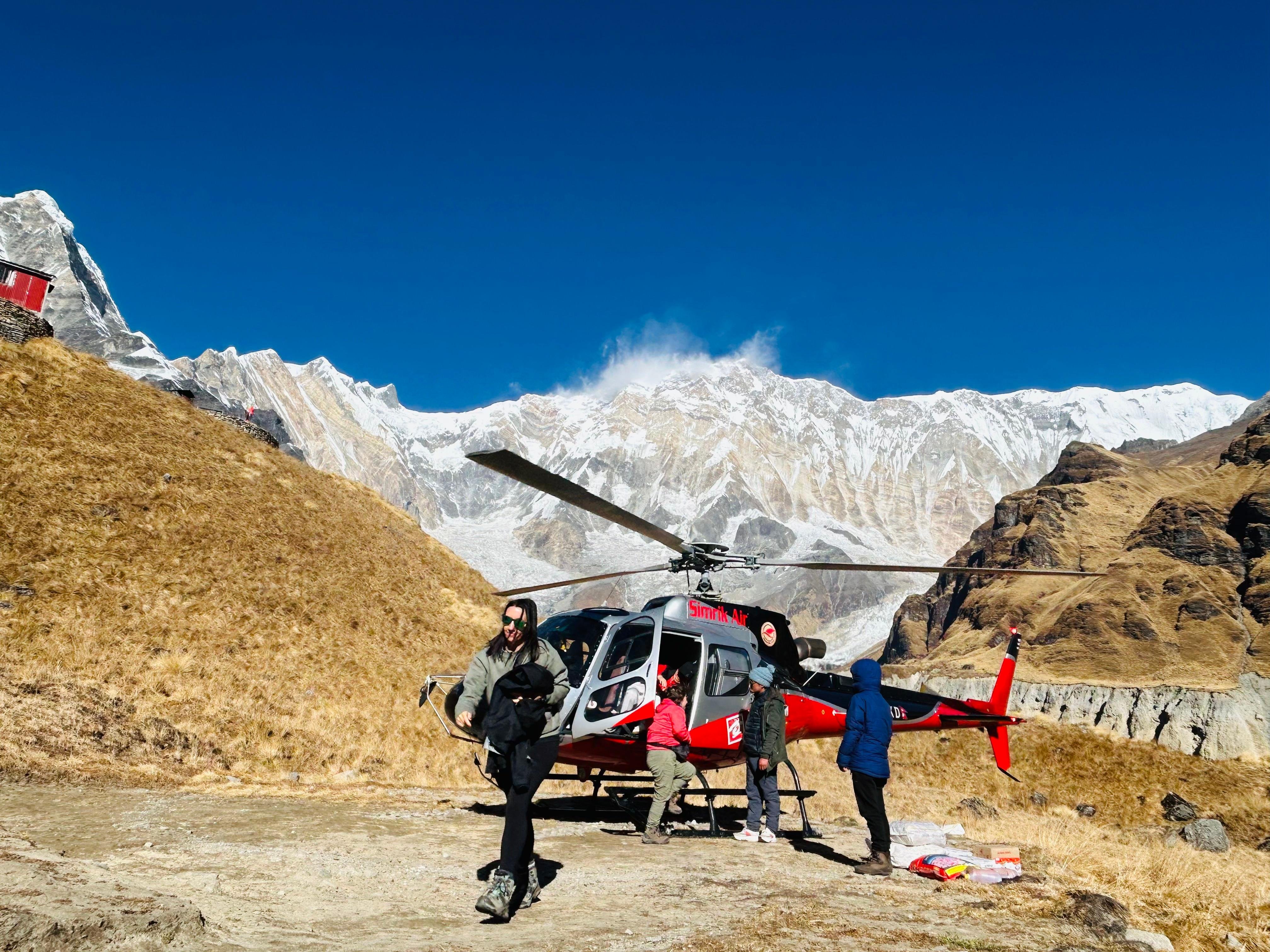 Annapurna Base Camp Helicopter Tour from Pokhara