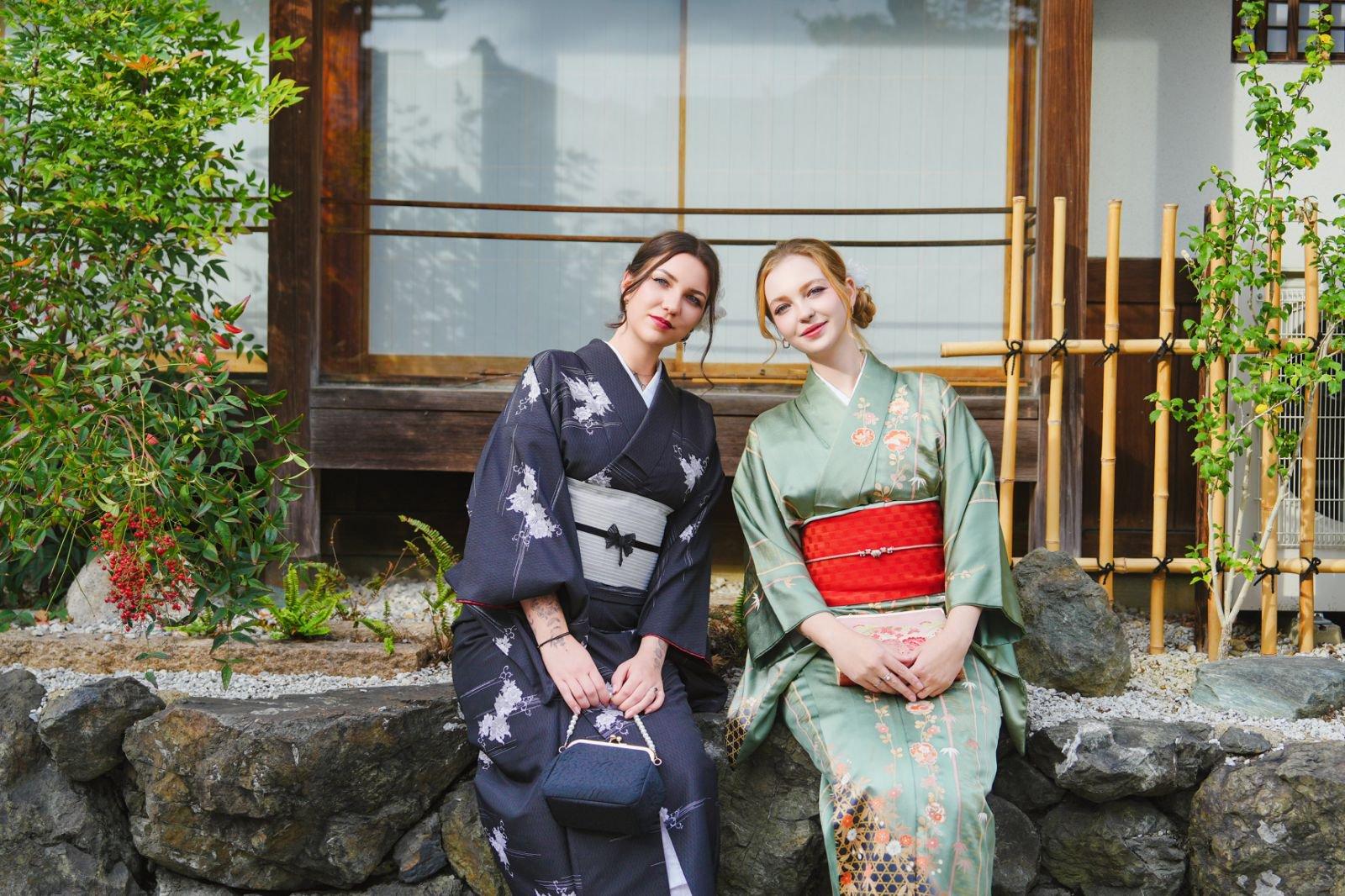 Aluguer de Kimono em Gion e Kiyomizudera com Penteado em Quioto