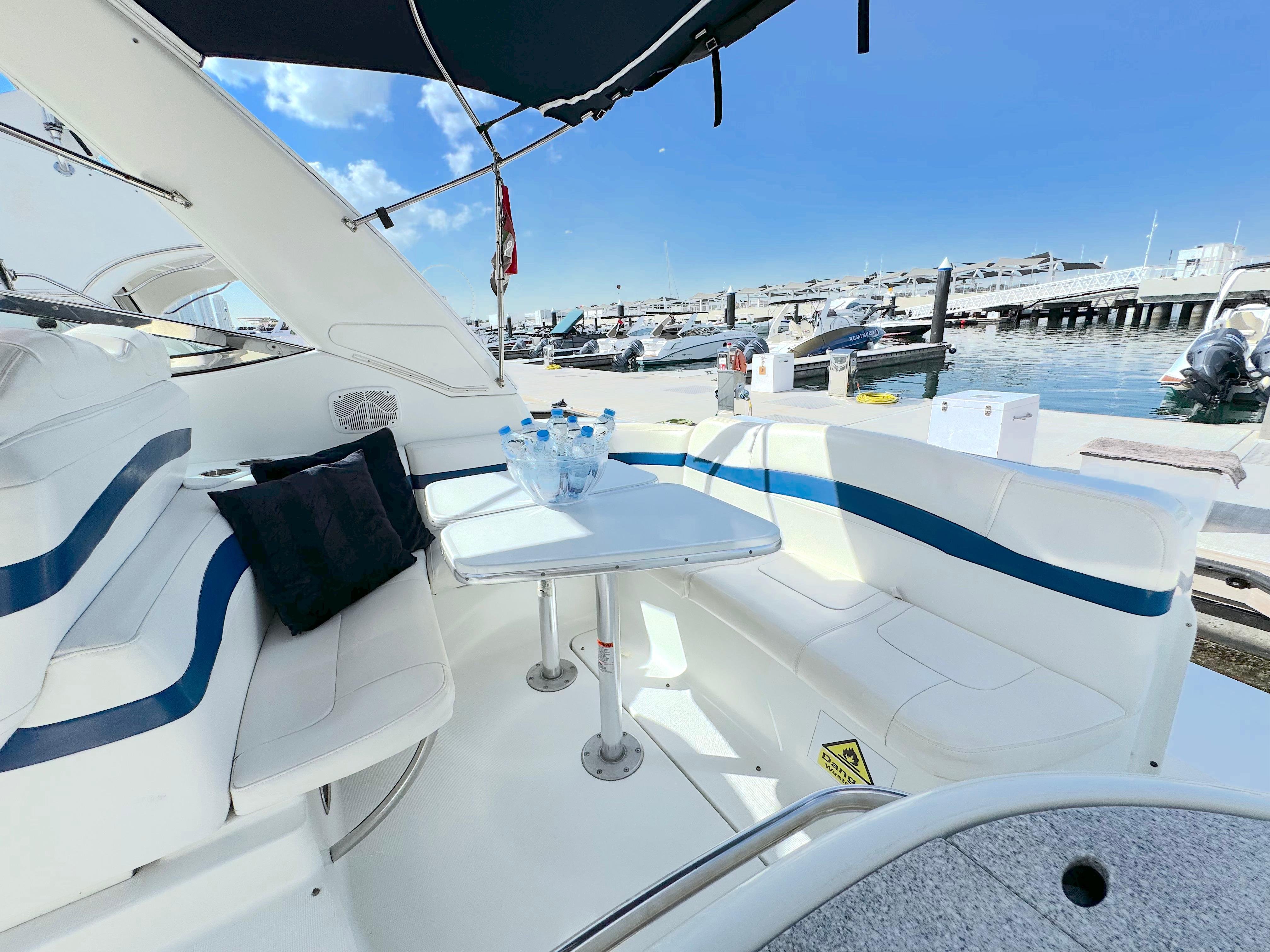 Dubai Private Yacht Cruise – Exclusive 34FT Sports Yacht Experience