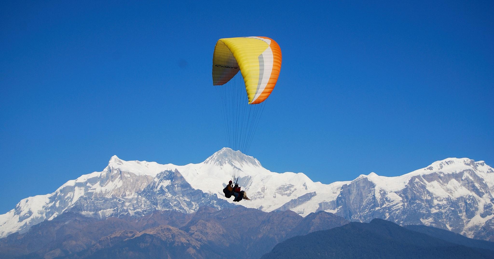 Pokhara Paragliding Flight with Aerial Media