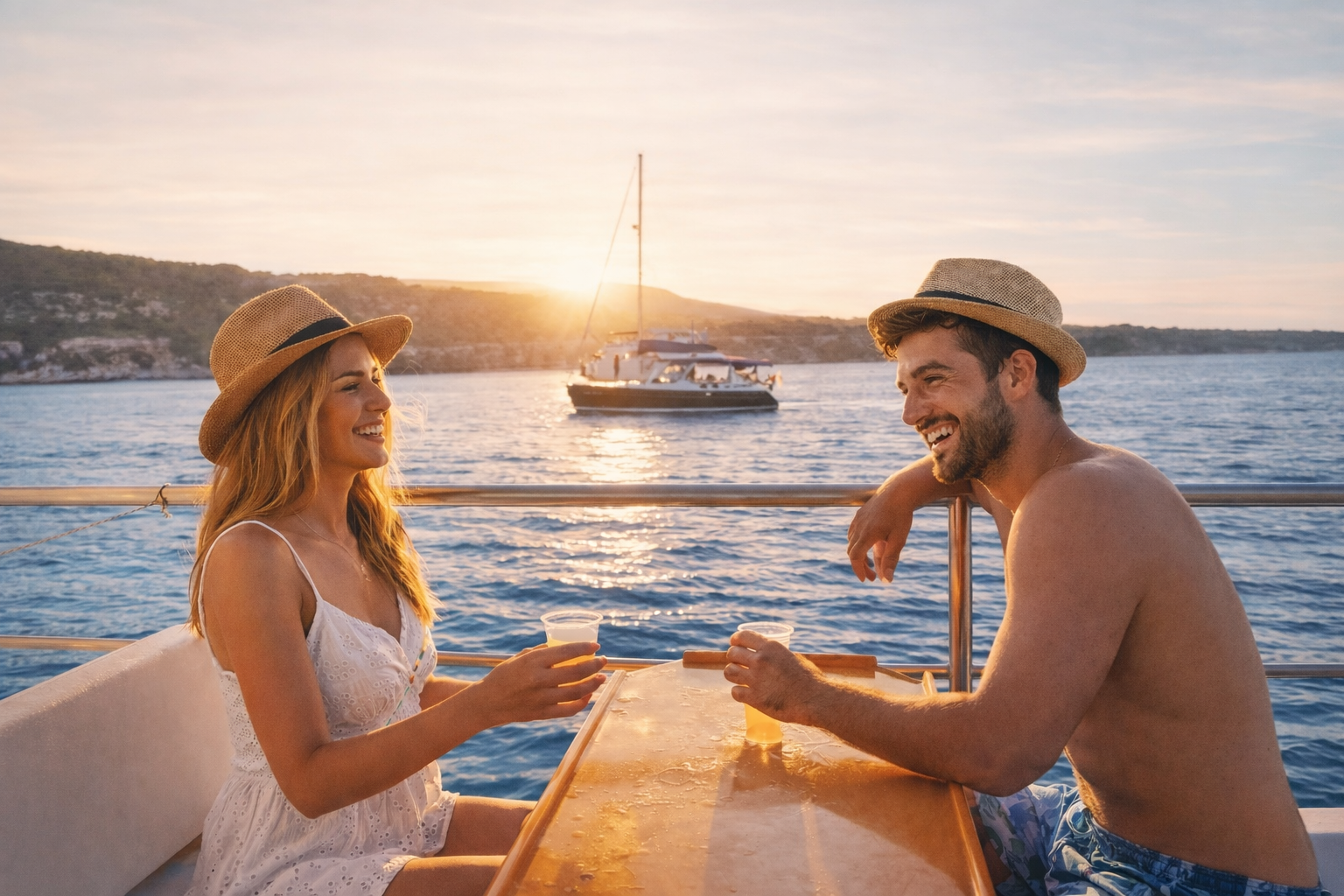 Blue Lagoon Sunset Cruise with BBQ & Swimming