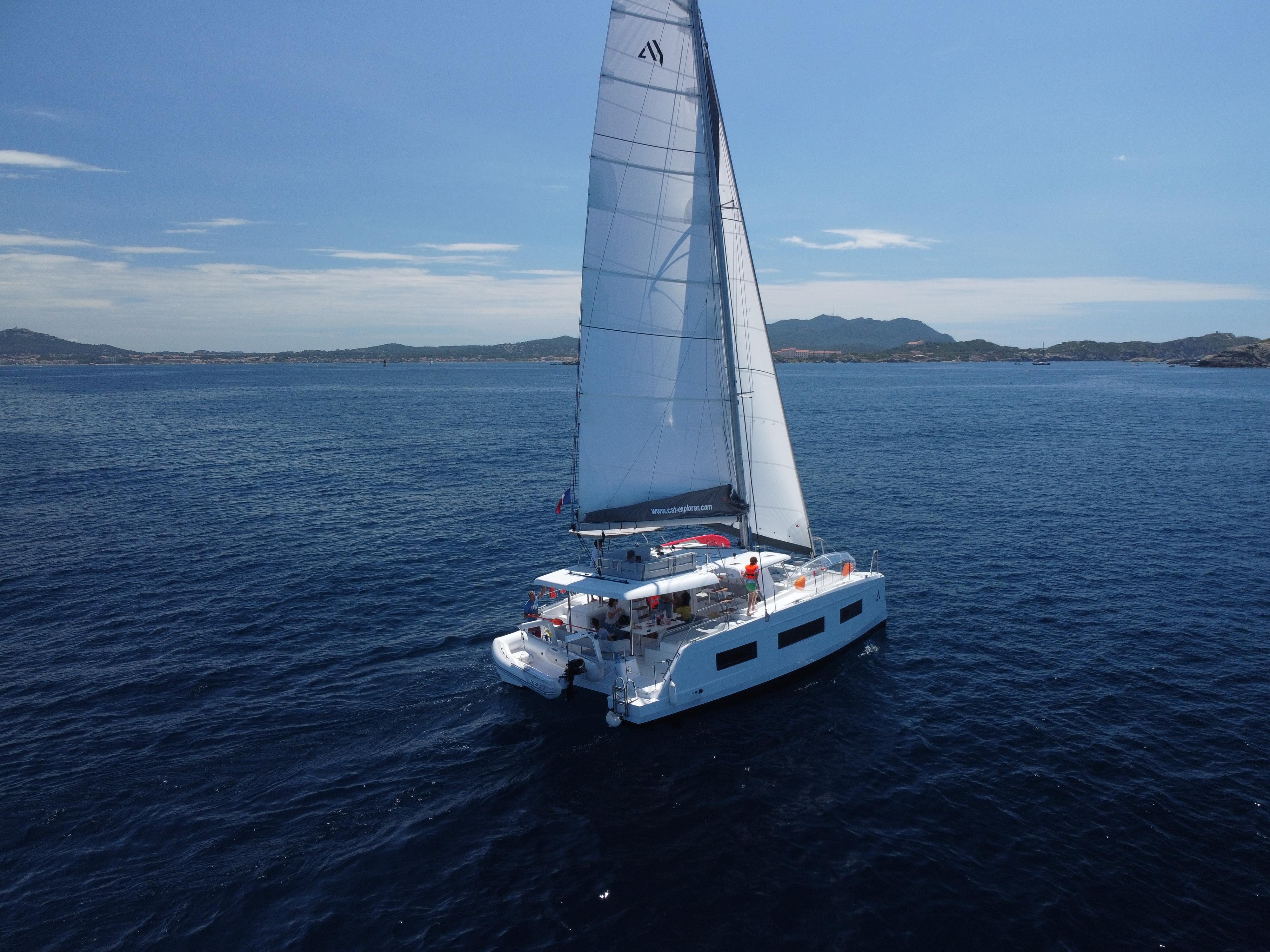 Brusc Sunset Catamaran Cruise to Les Embiez