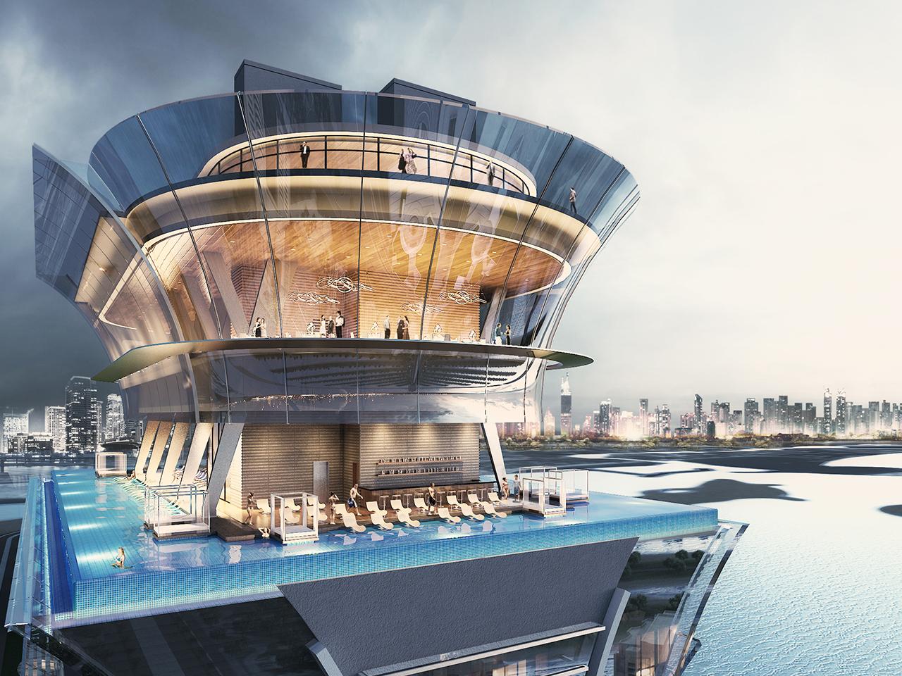 Dubai: Palm Tower Observation Deck & Afternoon Yacht Cruise