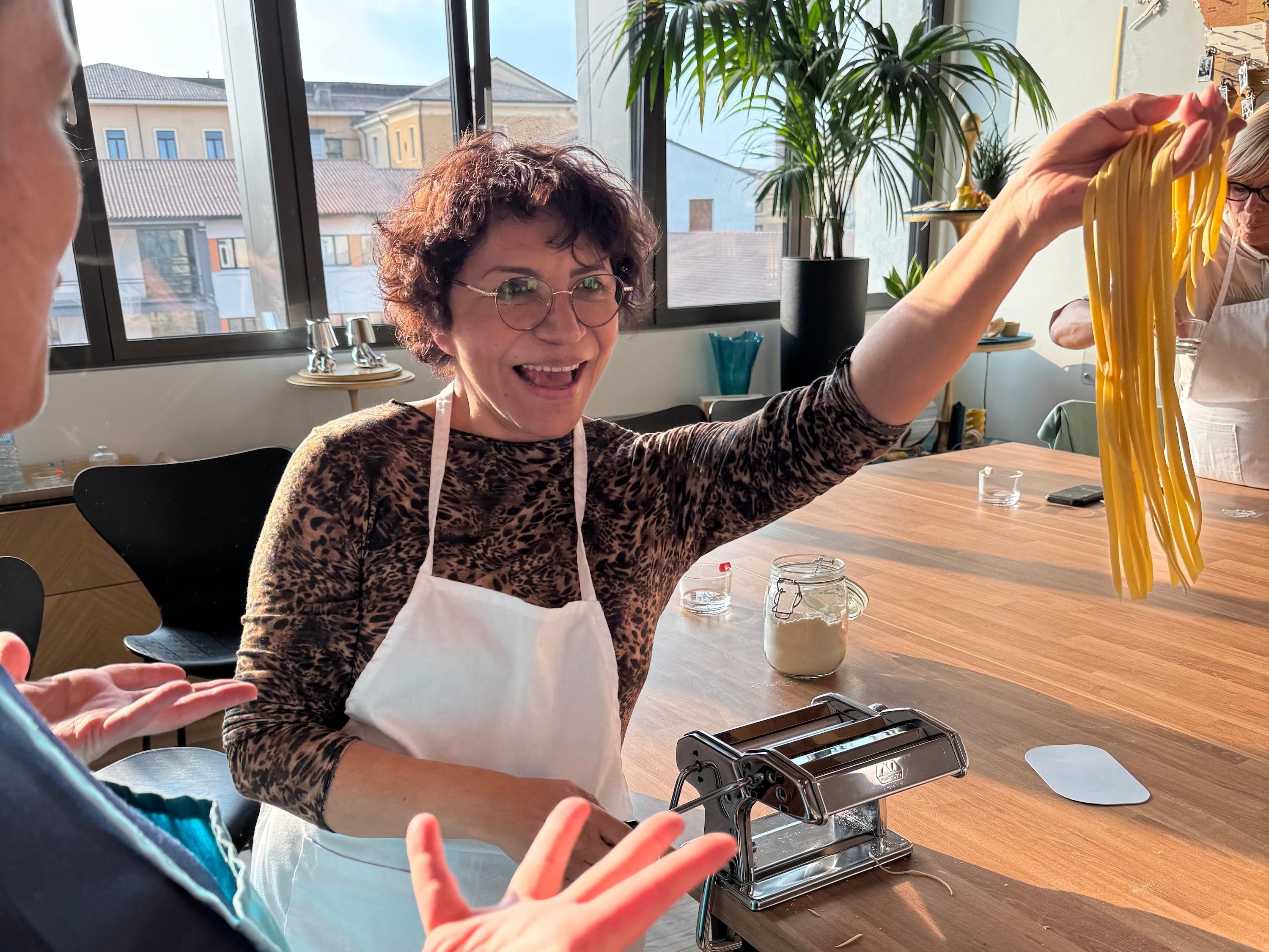 Authentic Pasta Workshop in a Verona Family Kitchen