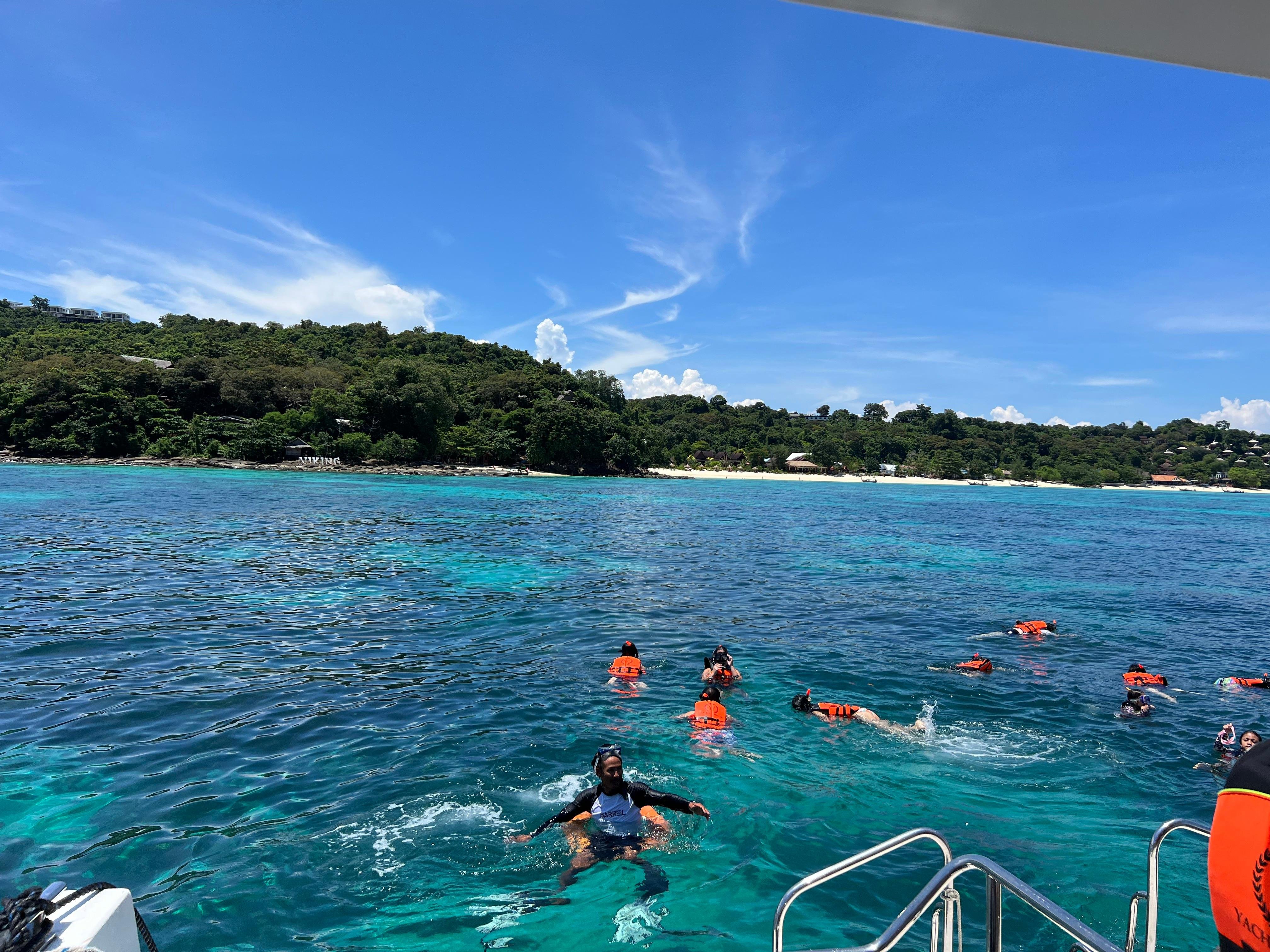 Phi Phi & 4 Islands Premium Sunset Catamaran Cruise