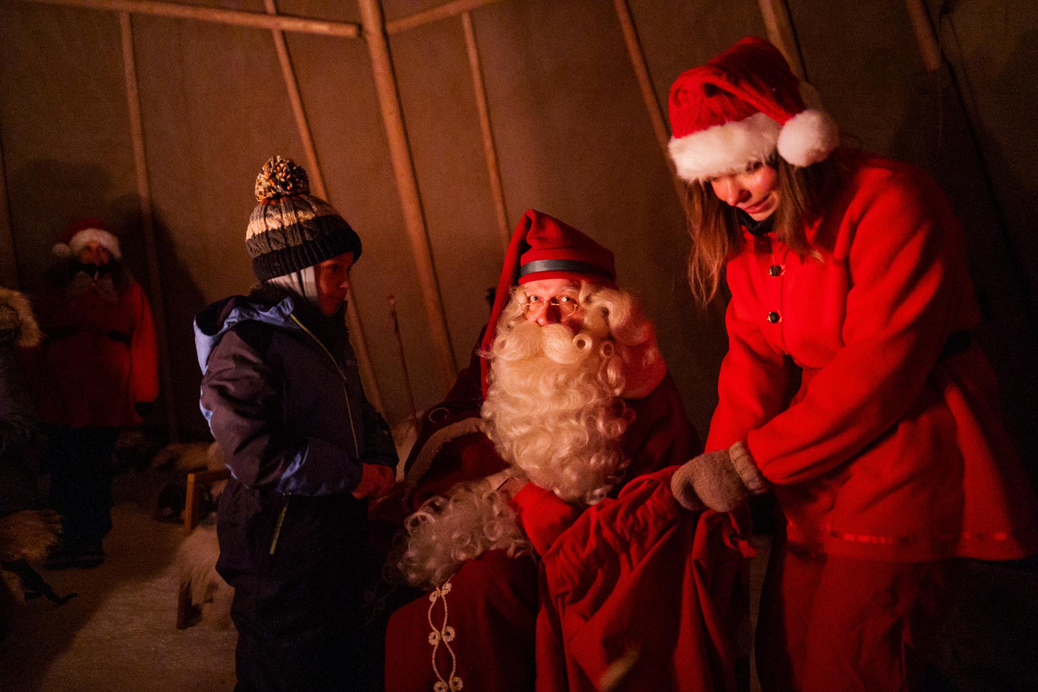 Rovaniemi: Santa Claus & Northern Lights Forest Experience