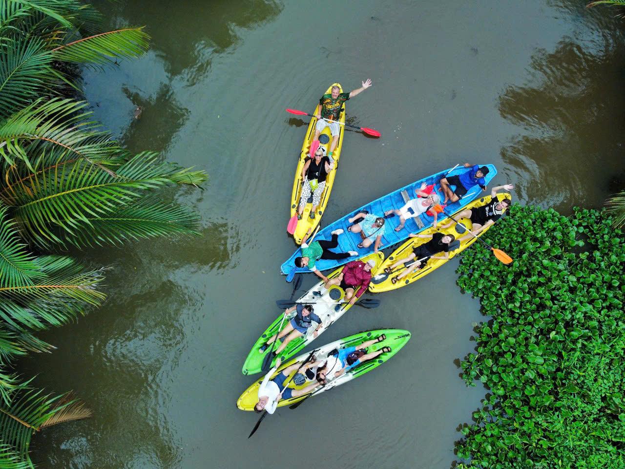 Mekong Delta 2-Day Bike, Kayak & Homestay Adventure from Ho Chi Minh City