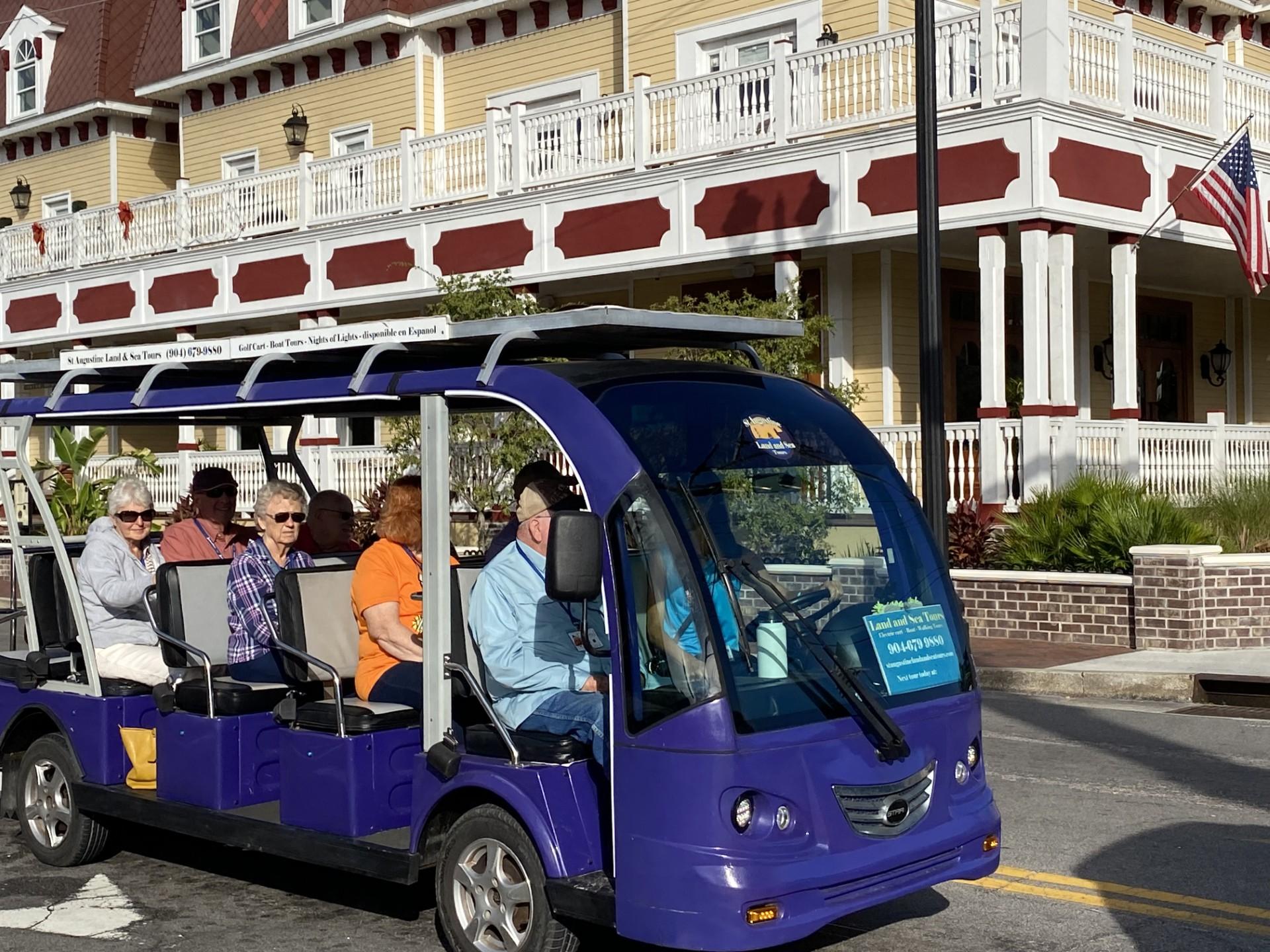 St. Augustine Waterfront & Historic District Golf Cart Tour