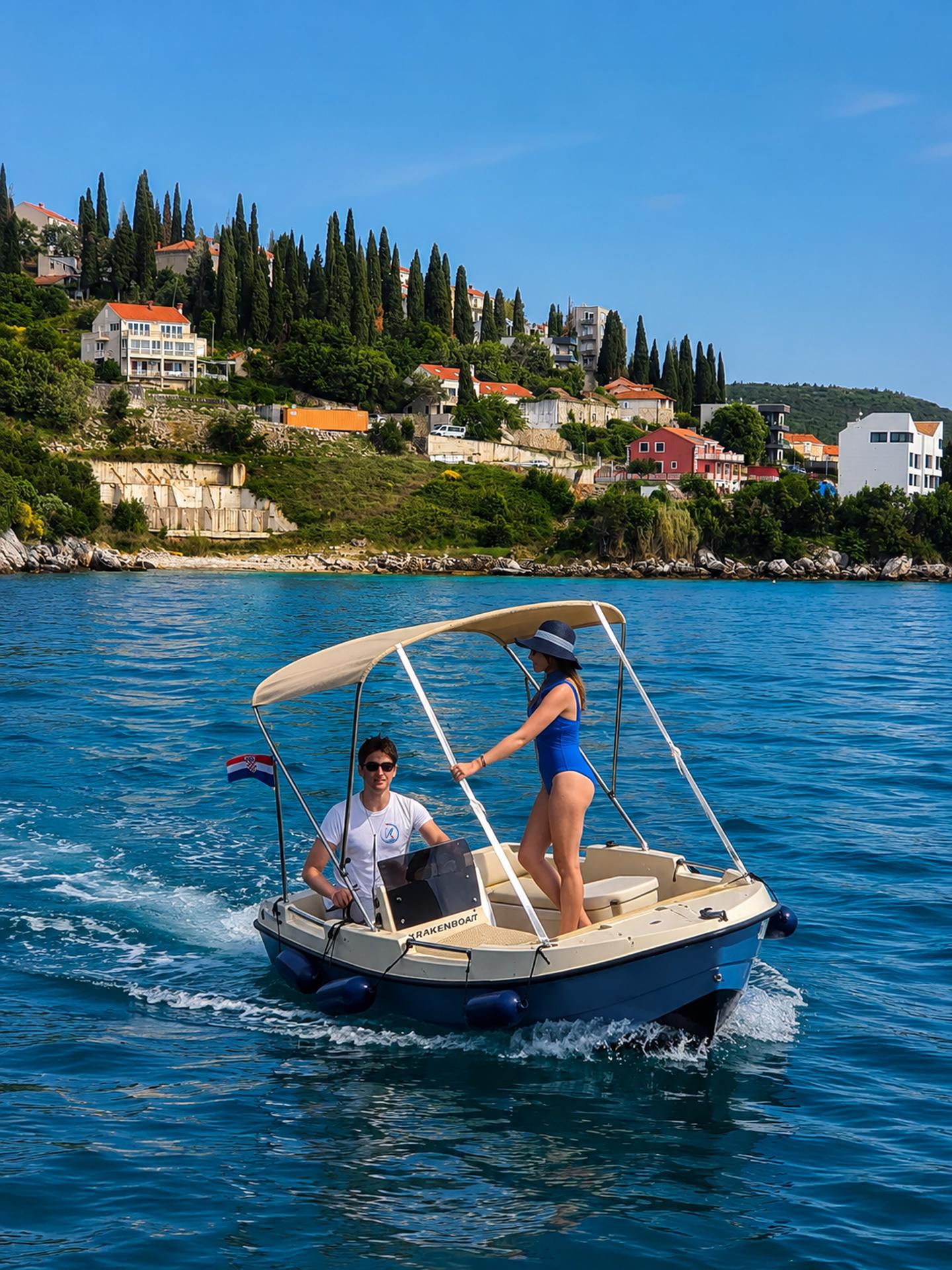 Private Self-Drive Boat Rental in Cavtat